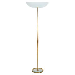 Max Ingrand for Fontana Arte Rare Floor Lamp Model 1692 in Brass and Glass