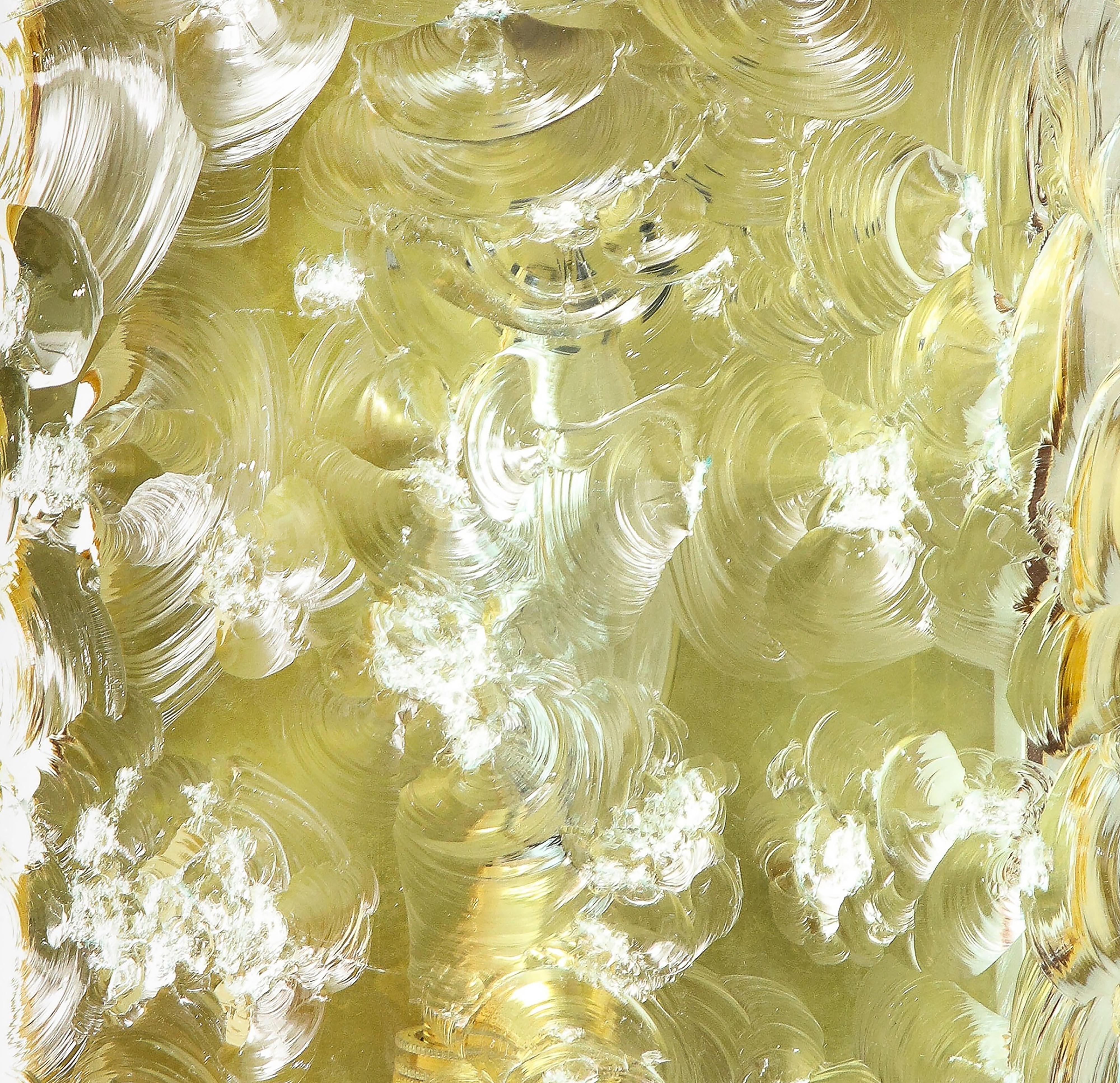 Max Ingrand for Fontana Arte Rare Pair of Chiseled Glass Sconces Model 2311 4