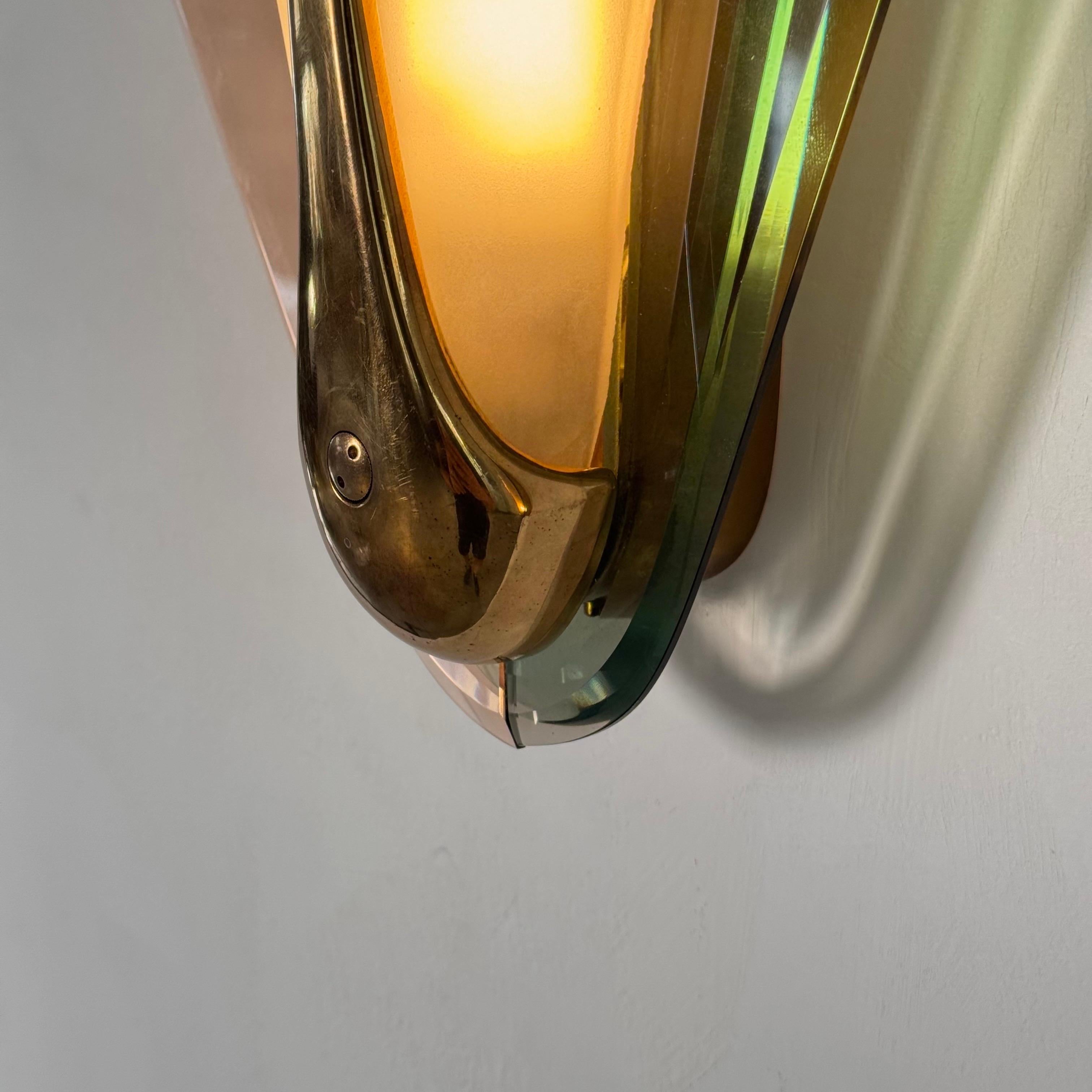 Max Ingrand para Fontana Arte, Raro par de grandes candelabros, Italia 1955 en venta 4