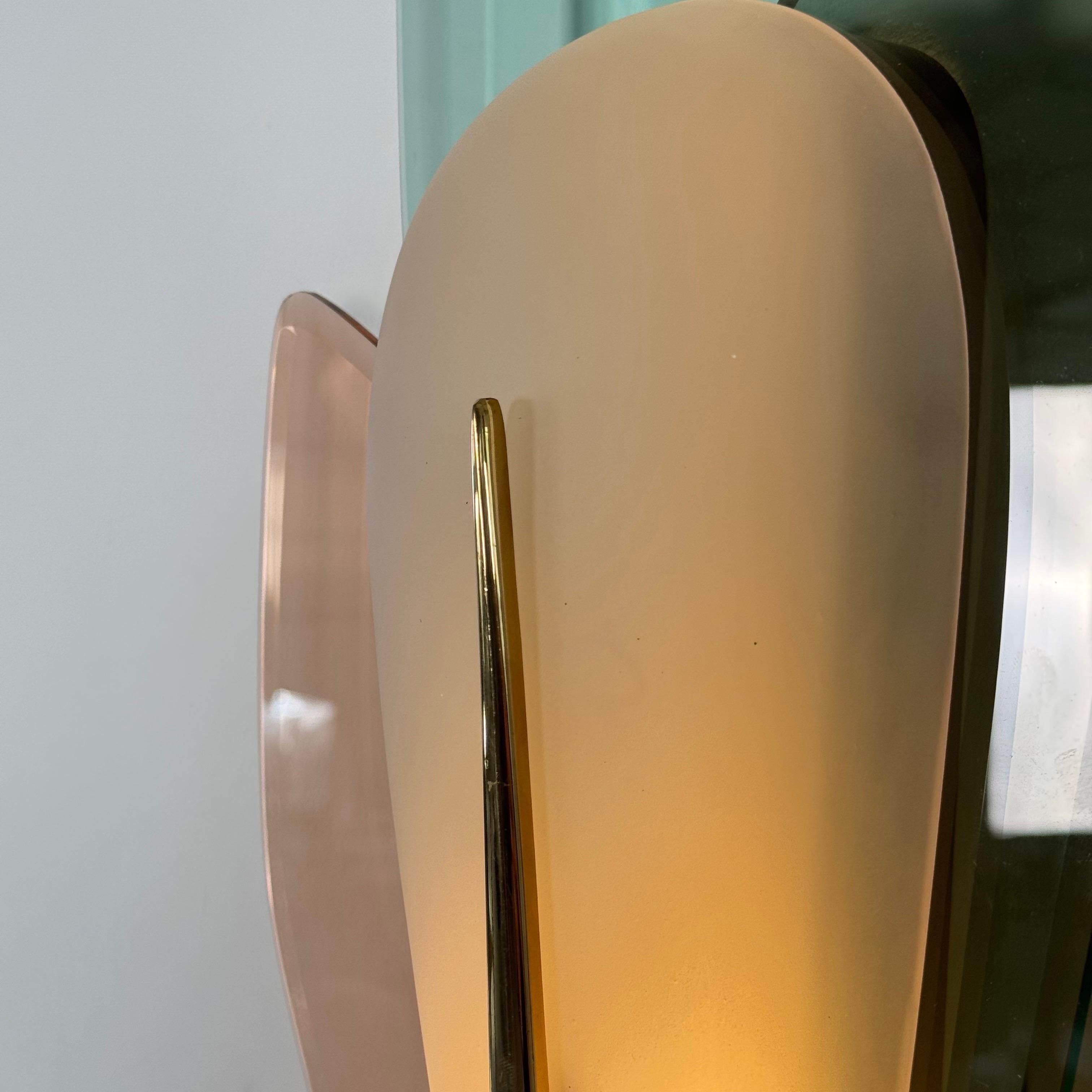 Max Ingrand para Fontana Arte, Raro par de grandes candelabros, Italia 1955 mediados del siglo XX en venta