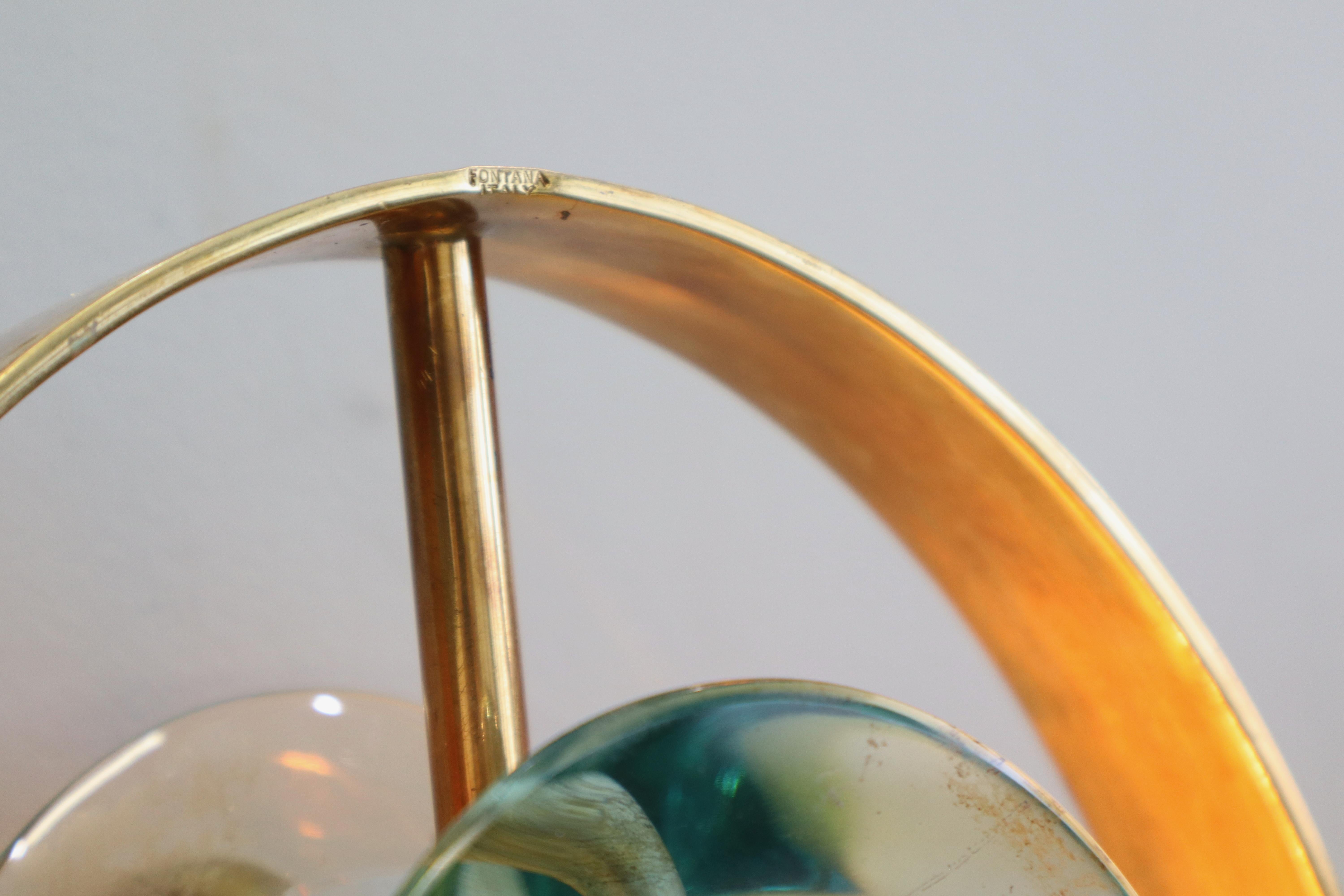 Paire d'appliques « Micro » rares signées Max Ingrand pour Fontana Arte, modèle 2240 en vente 10