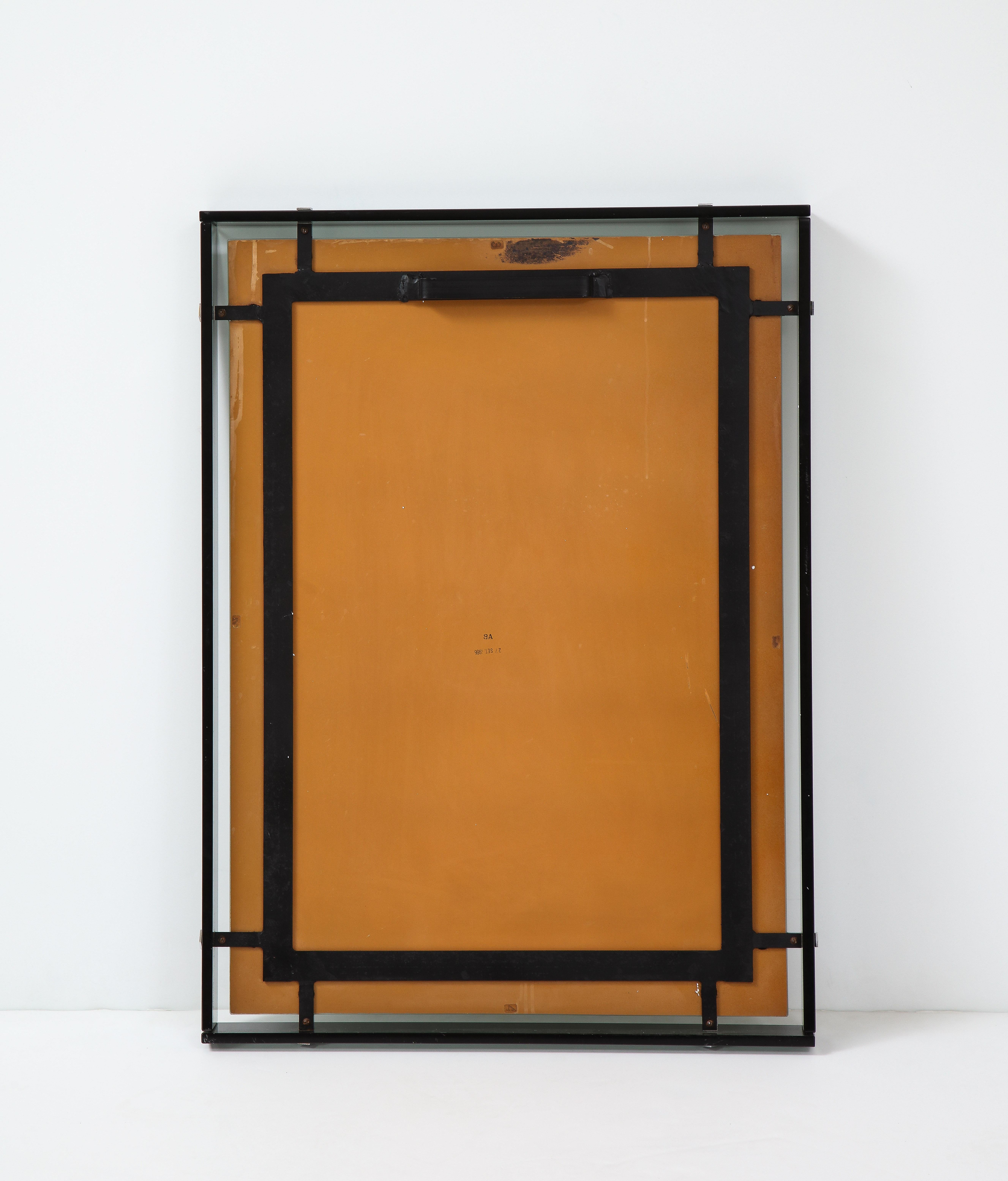 Max Ingrand for Fontana Arte Modernist Rectangular Mirror Model 2014 4