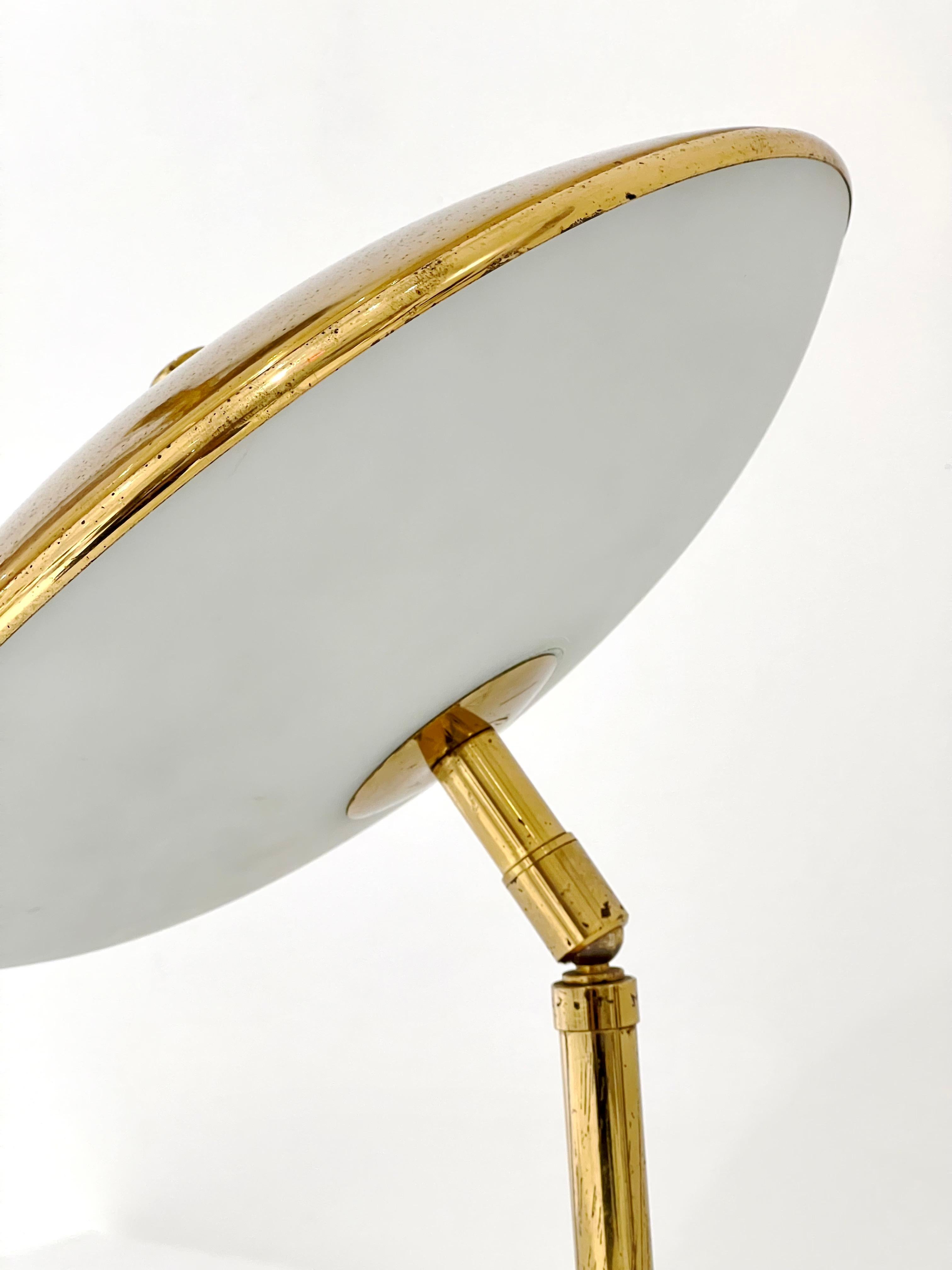 Lampe de table soucoupe Max Ingrand pour Fontana Arte en vente 5