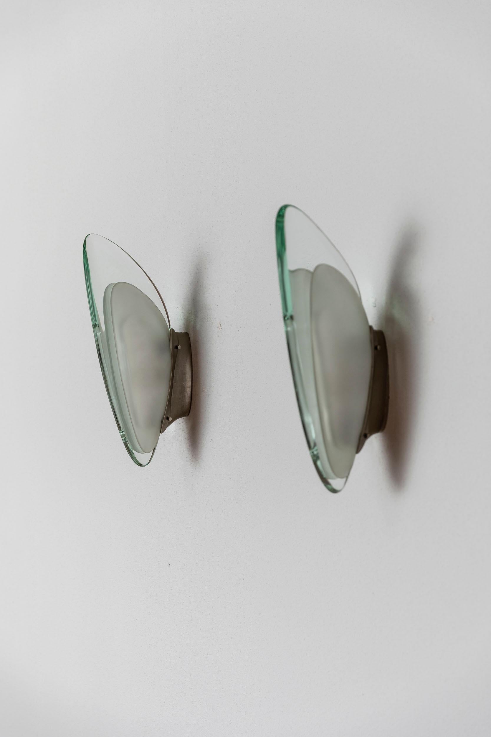 Max Ingrand für Fontana Arte, Wandleuchter, 1957, ca. (Mitte des 20. Jahrhunderts)