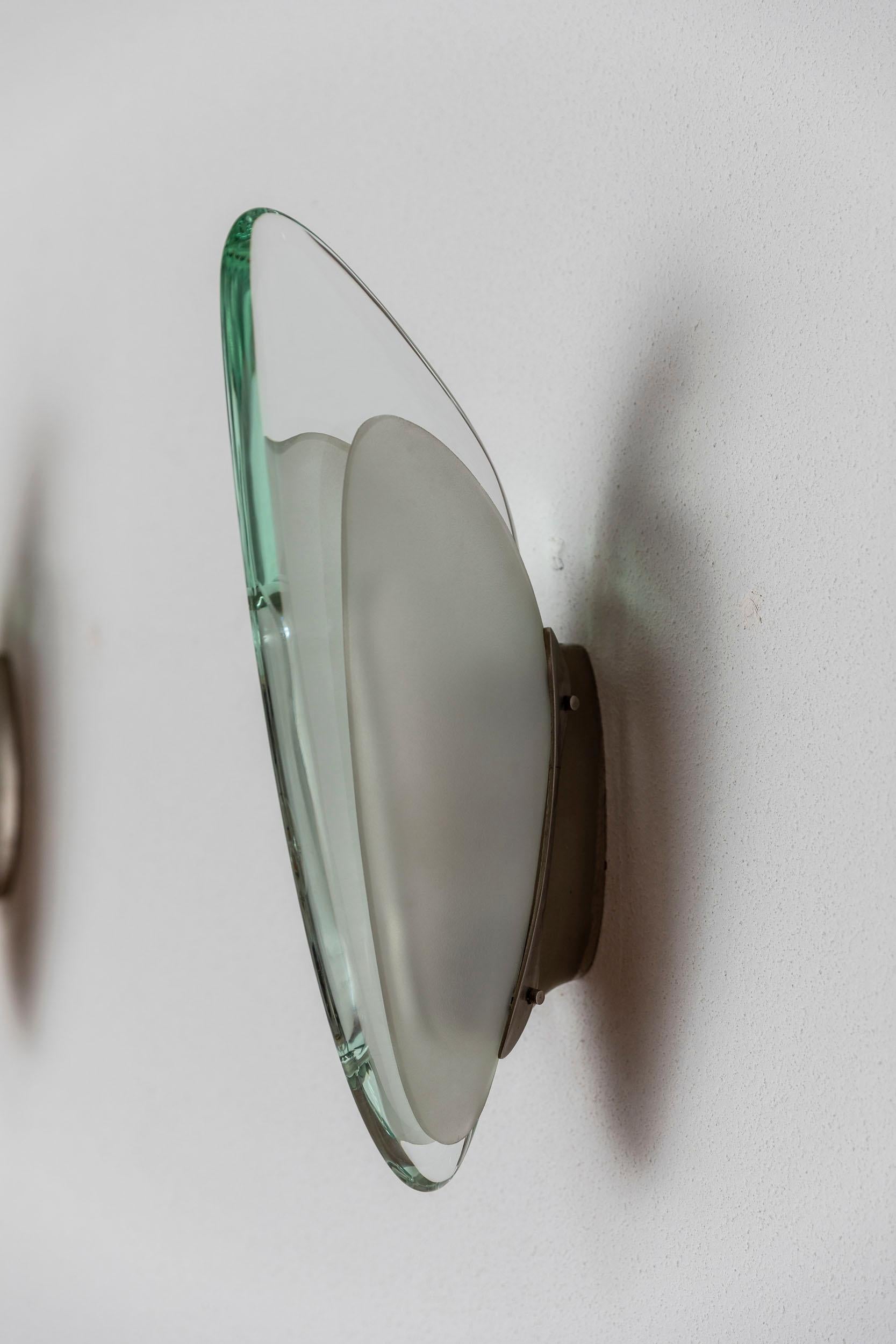 Max Ingrand für Fontana Arte, Wandleuchter, 1957, ca. (Glas)