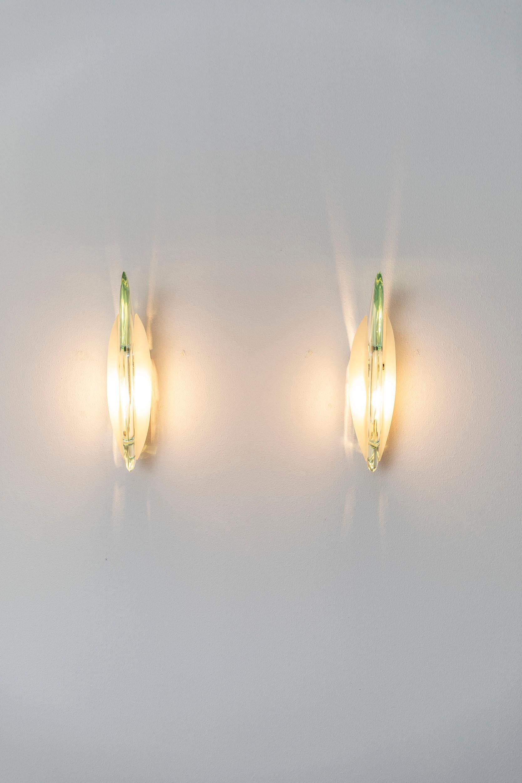 Max Ingrand für Fontana Arte, Wandleuchter, 1957, ca. 2