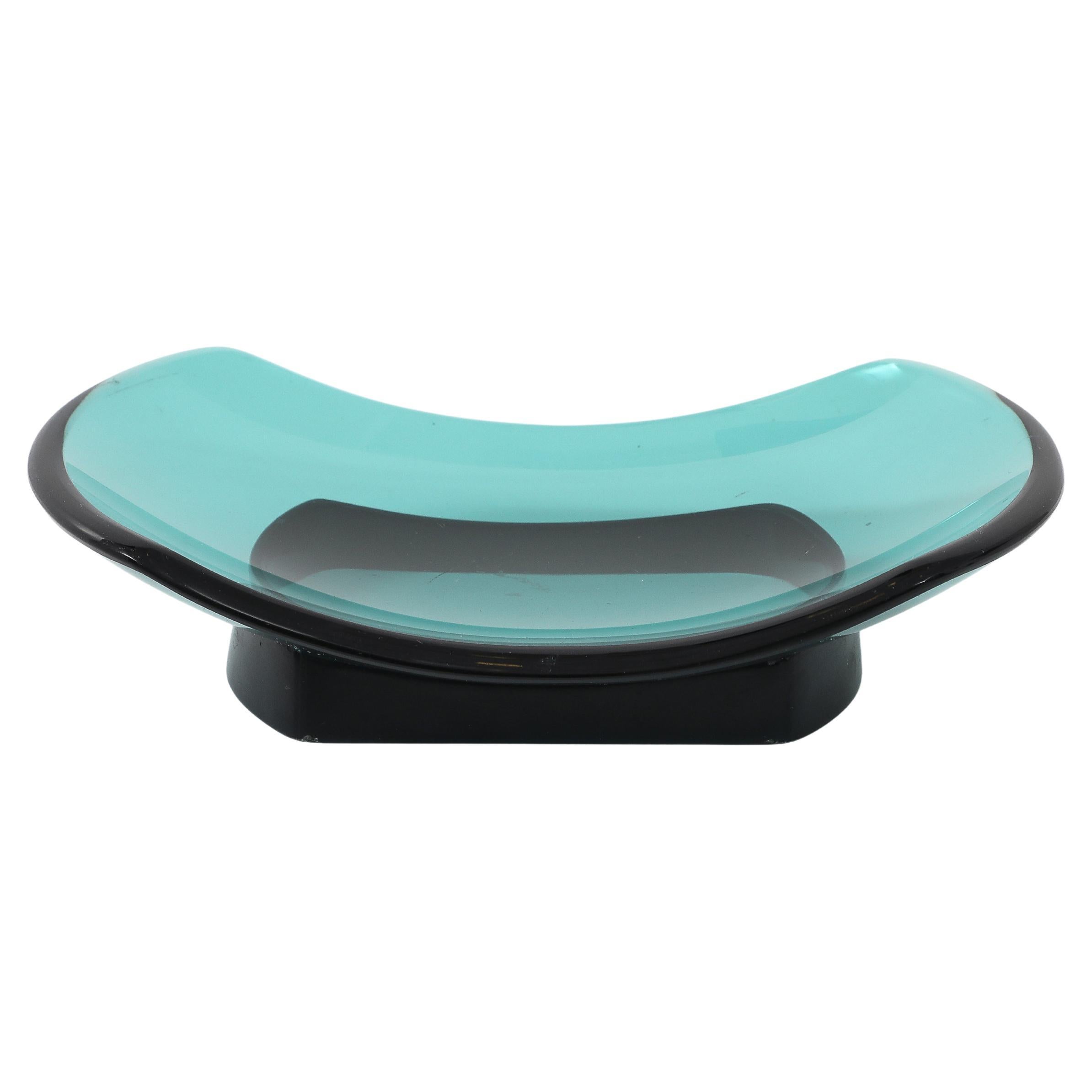 Max Ingrand für Fontana Arte Skulpturale Glasschüssel oder Vide Poche Model No. 1419 im Angebot