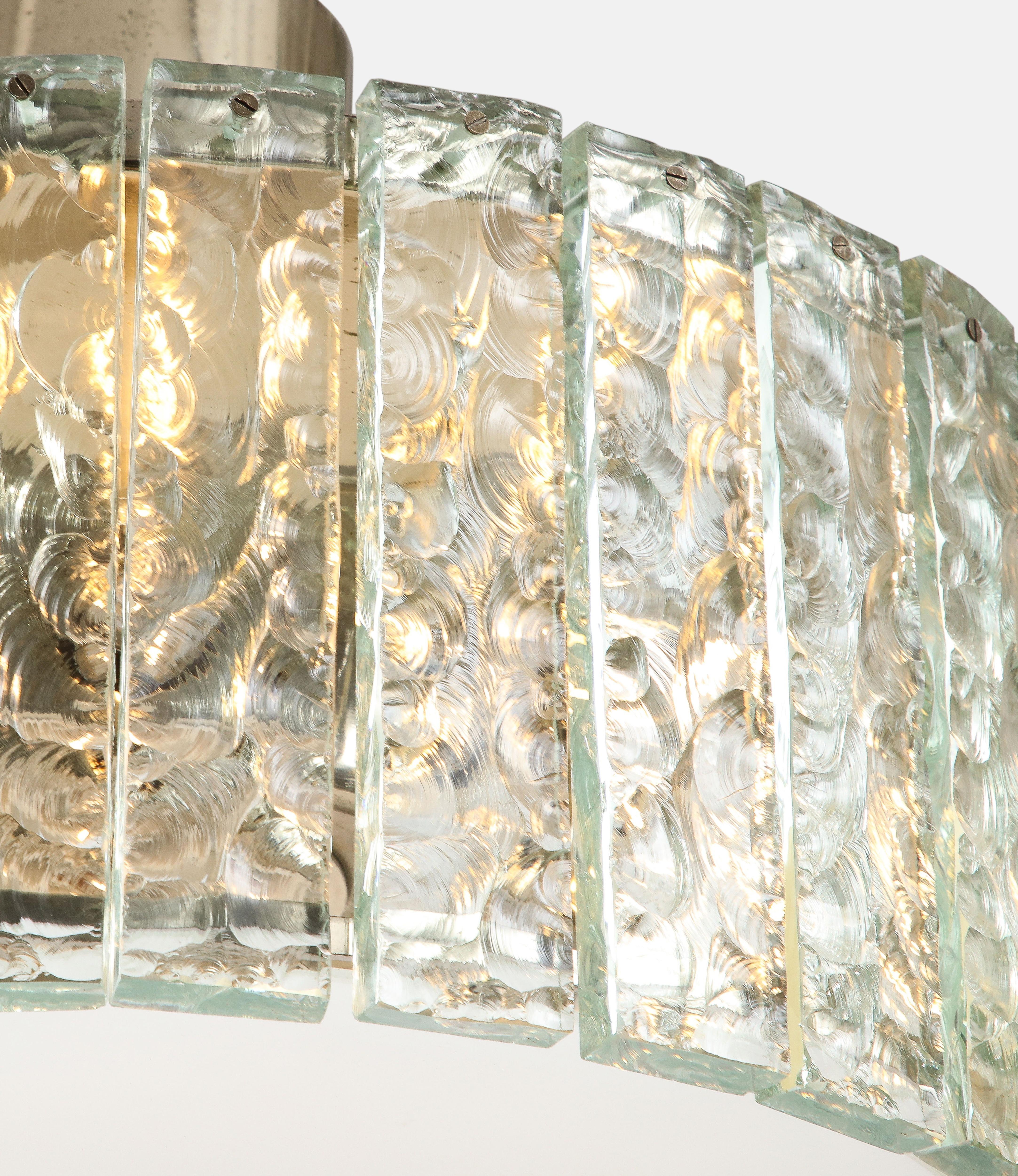 Max Ingrand für Fontana Arte Semi-Flush Mount Deckenleuchte Model No. 2448 (Italienisch) im Angebot