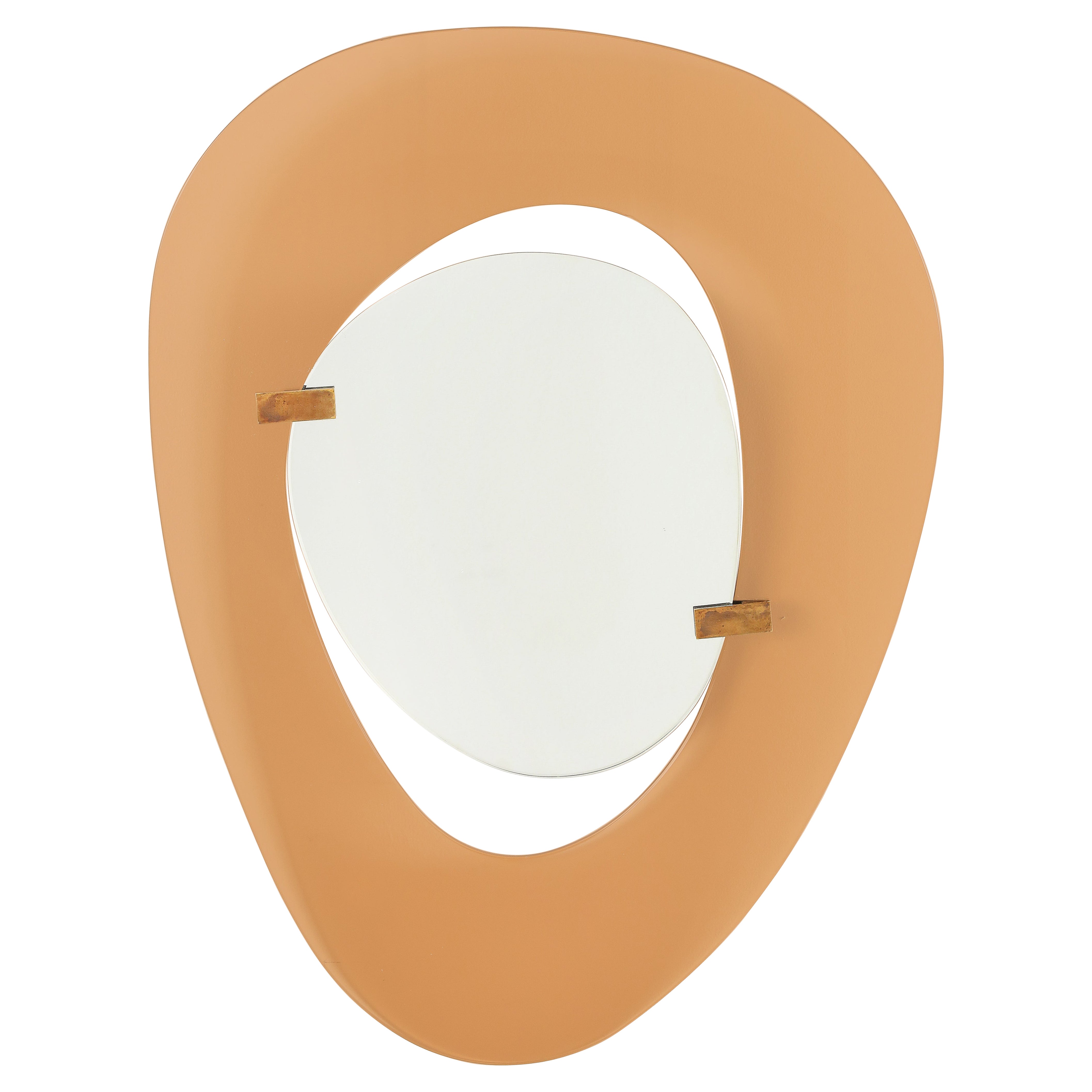 Miroir mural Max Ingrand pour Fontana Arte, Italie, vers 1958