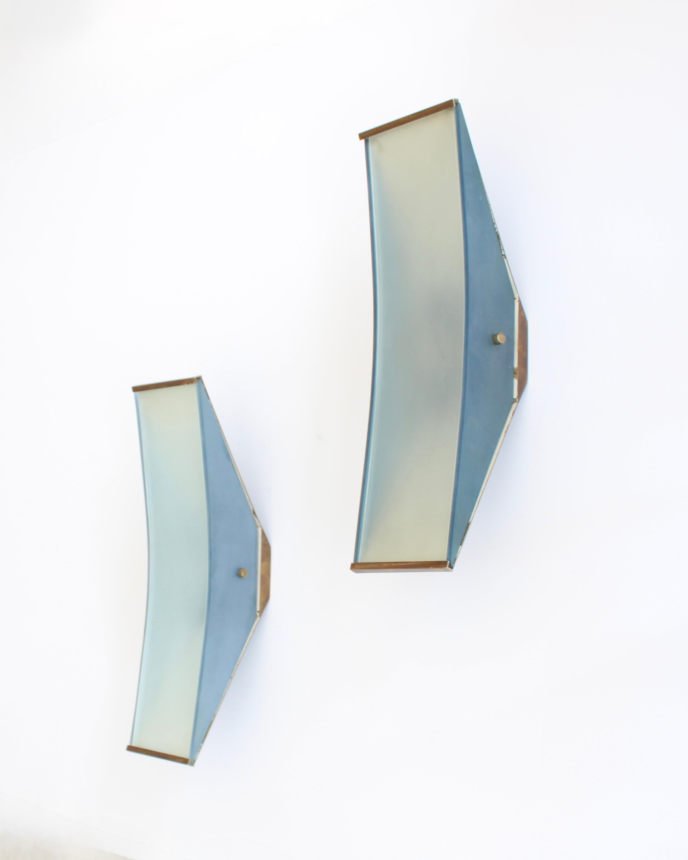 Max Ingrand for Fontana Arte Wall Sconces Model #2135 en venta 2