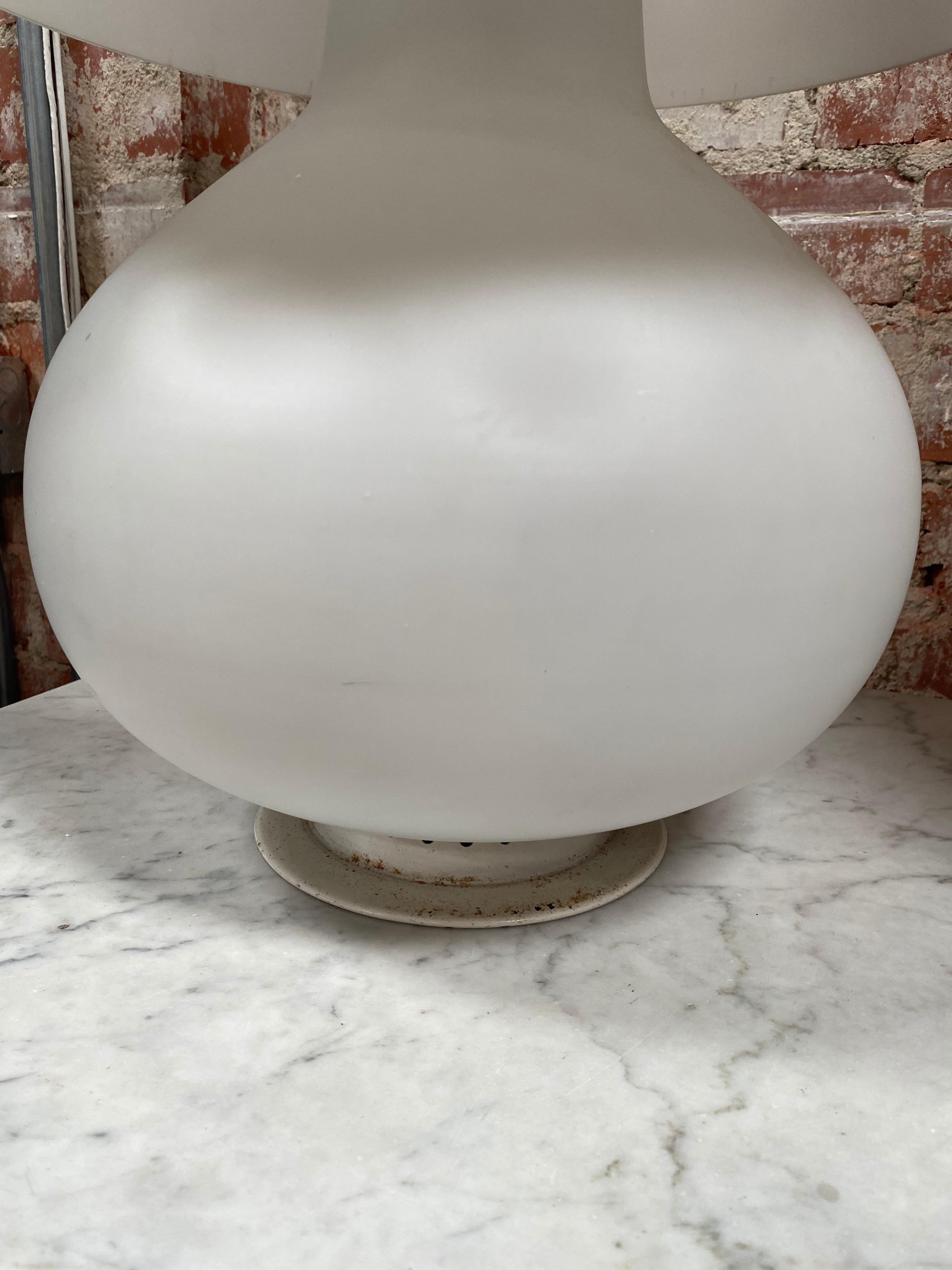 Milieu du XXe siècle Lampe de bureau en verre Max Ingrand pour Fontana Arte, Italie, années 1960 en vente