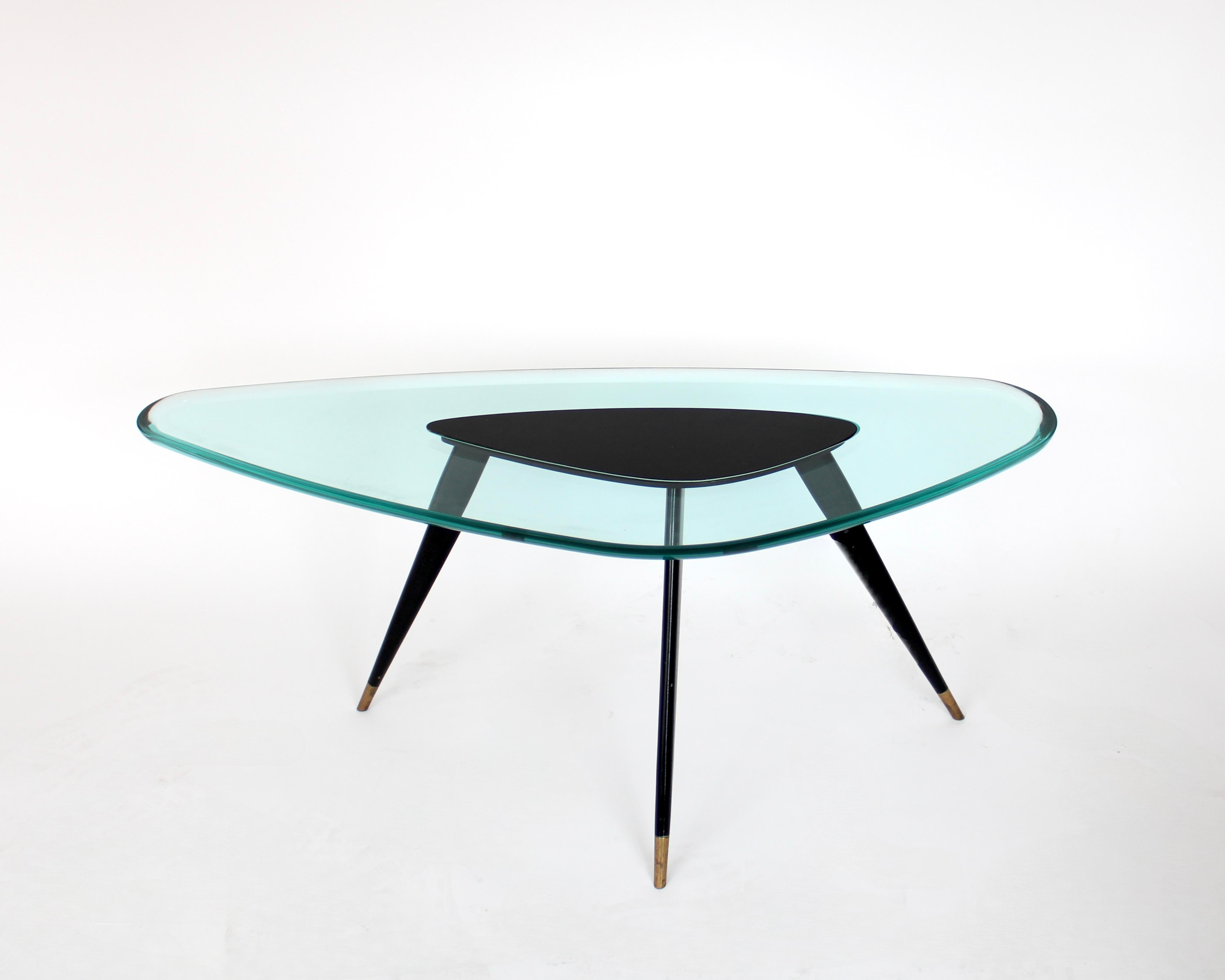 Max Ingrand Italienischer Couchtisch von Fontana Arte um 1959 (Moderne der Mitte des Jahrhunderts) im Angebot