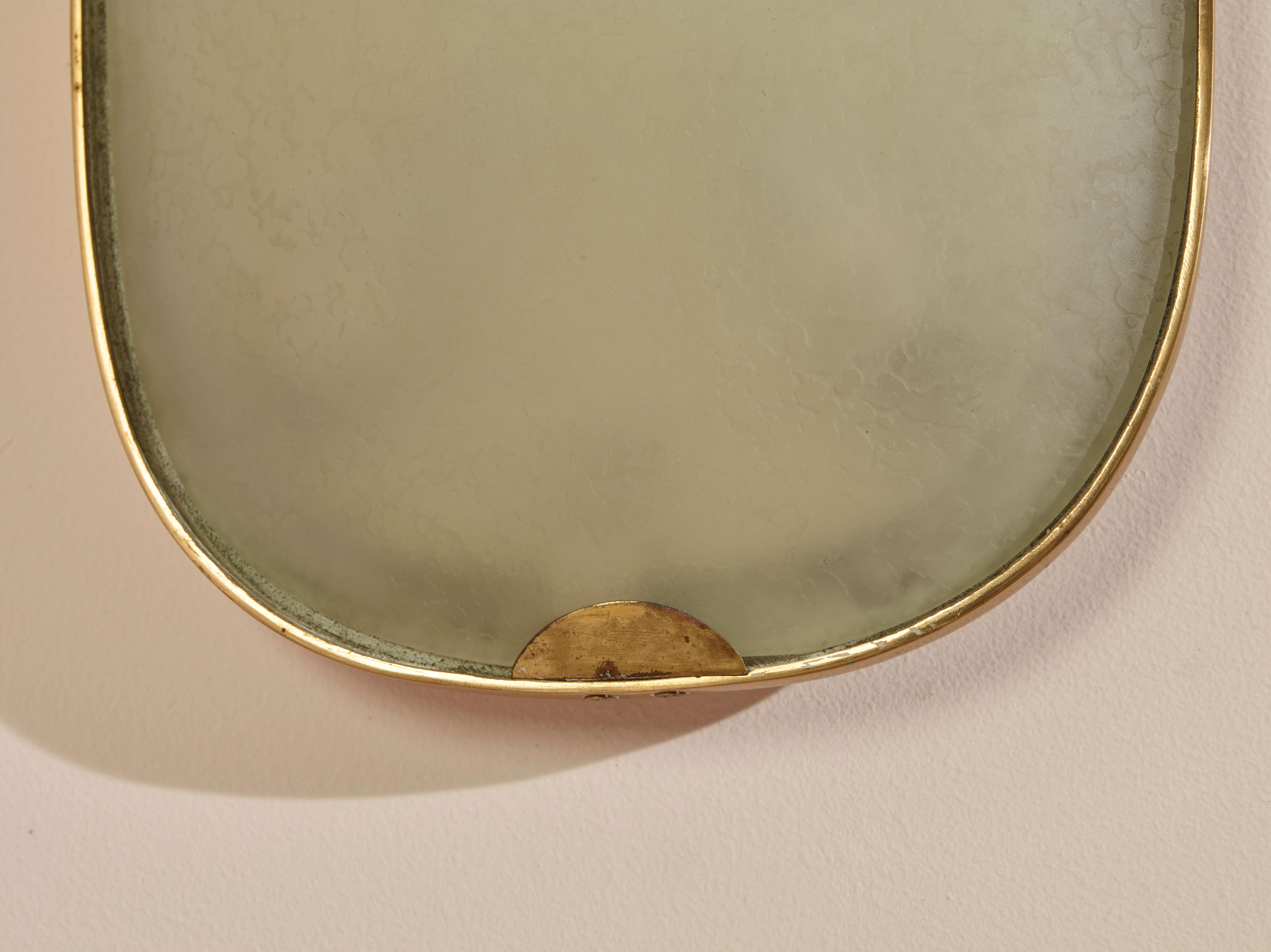 Max Ingrand, grande lampada da soffitto o da parete di Fontana Arte, Italia, anni '50 in vendita 3