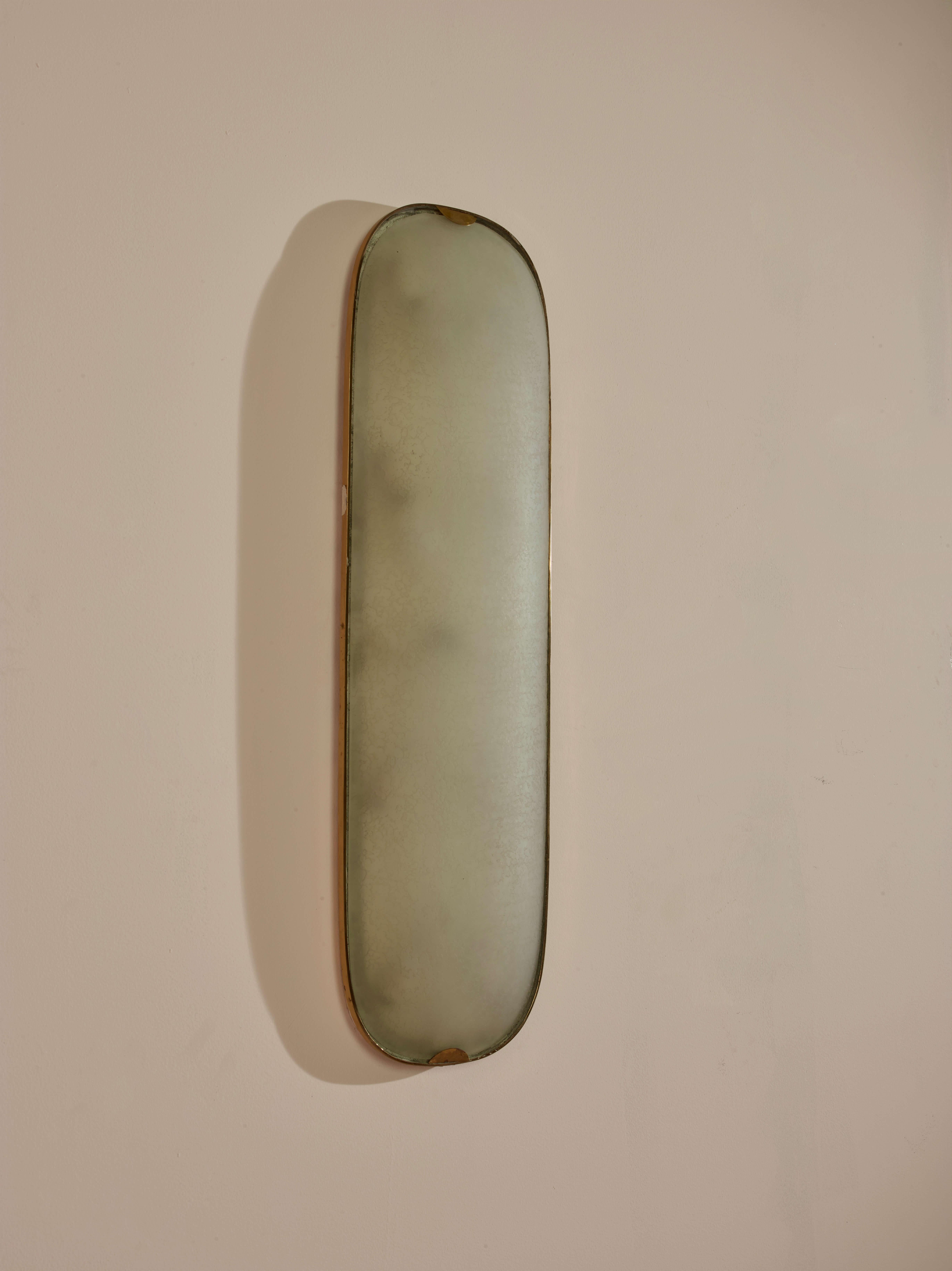 Metà XX secolo Max Ingrand, grande lampada da soffitto o da parete di Fontana Arte, Italia, anni '50 in vendita