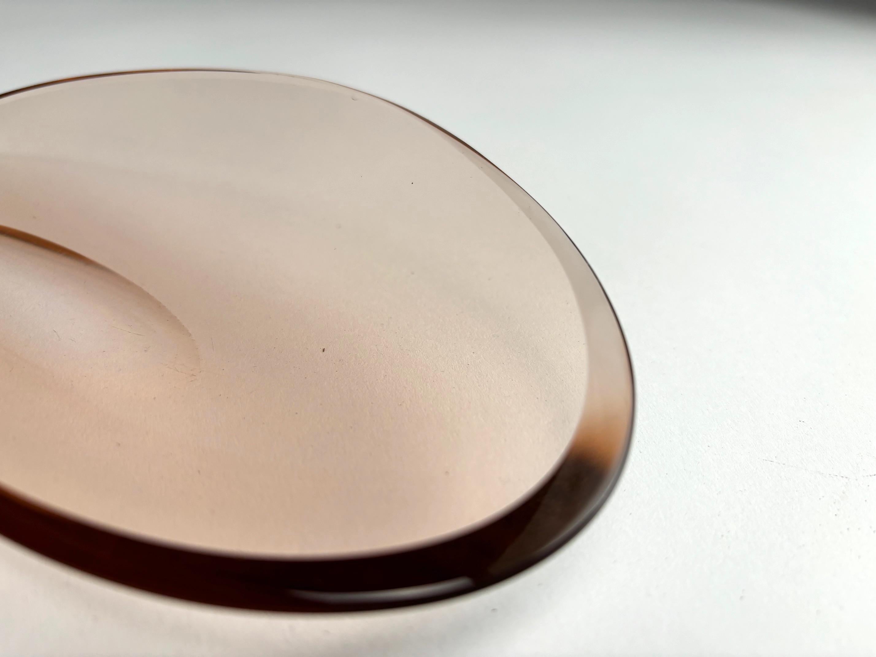 Max Ingrand, Mid-Century cut glass ashtray, Italy, 1950s For Sale 4