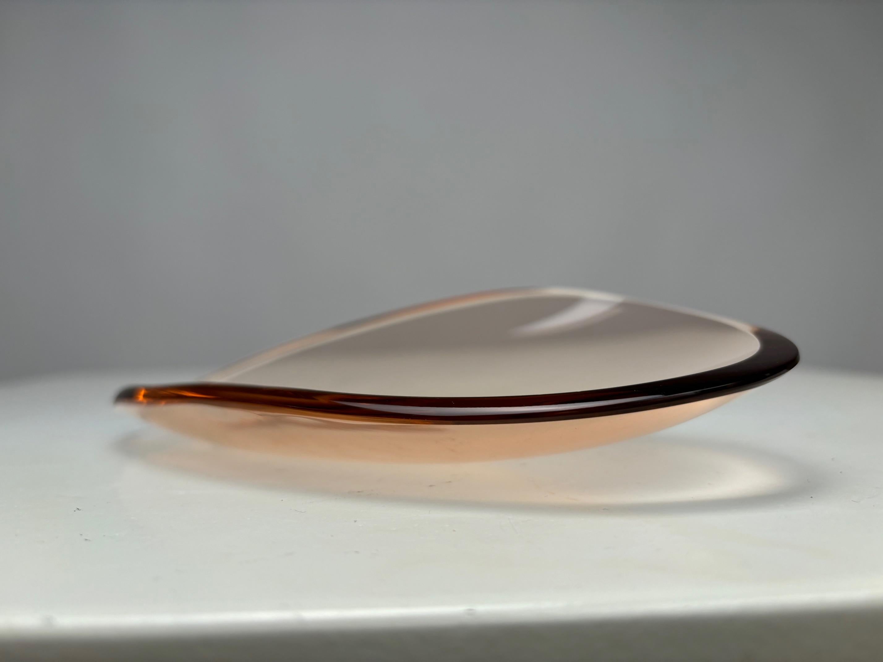 Glass Max Ingrand, Mid-Century cut glass ashtray, Italy, 1950s For Sale