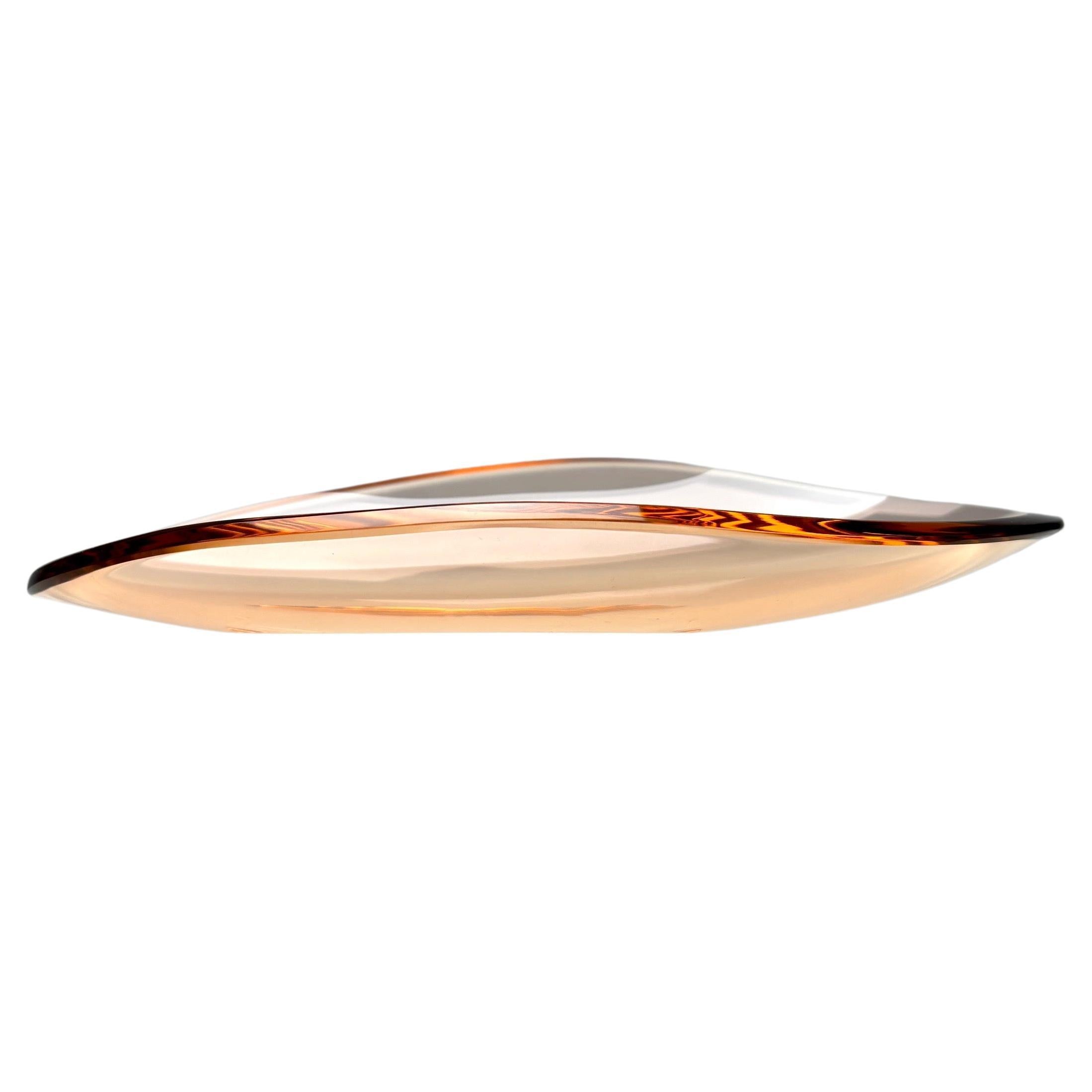 Max Ingrand, Mid-Century cut glass ashtray, Italy, 1950s For Sale