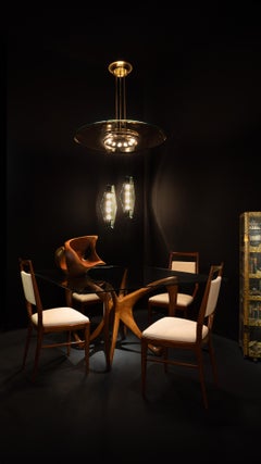 Max Ingrand model 1508 chandelier Fontana Arte Italy 1954