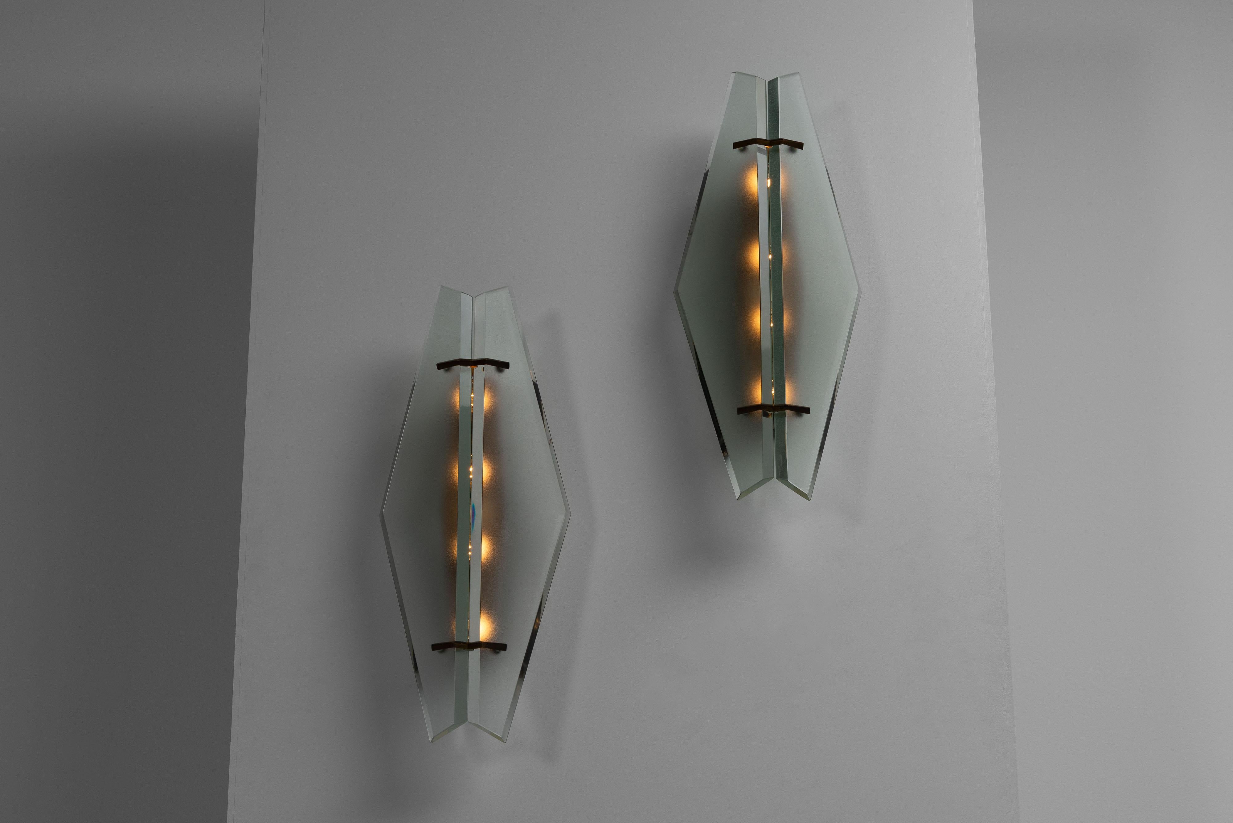 Max Ingrand model 1943 sconces Fontana Arte Italy 1961 6