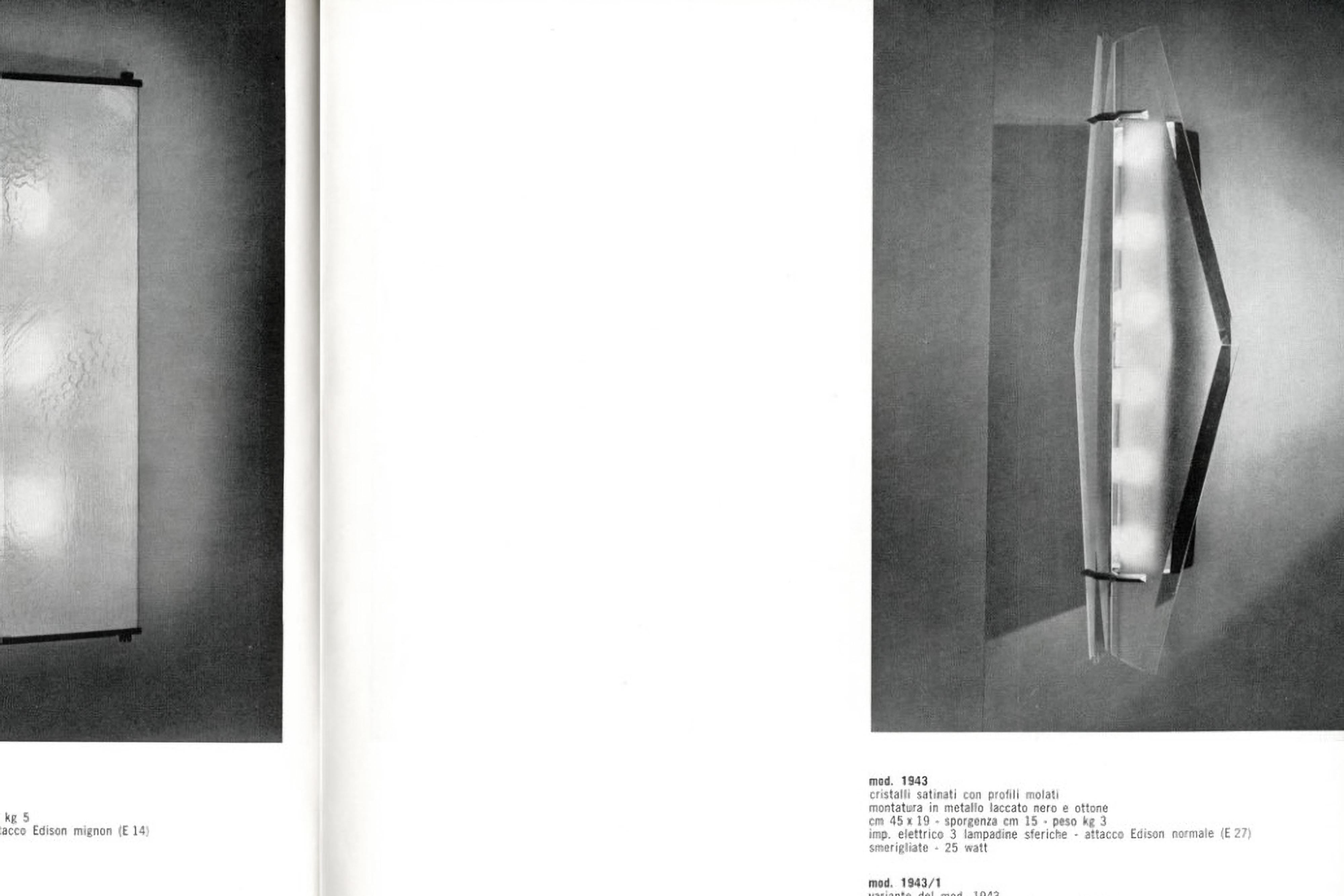 Max Ingrand model 1943 sconces Fontana Arte Italy 1961 12
