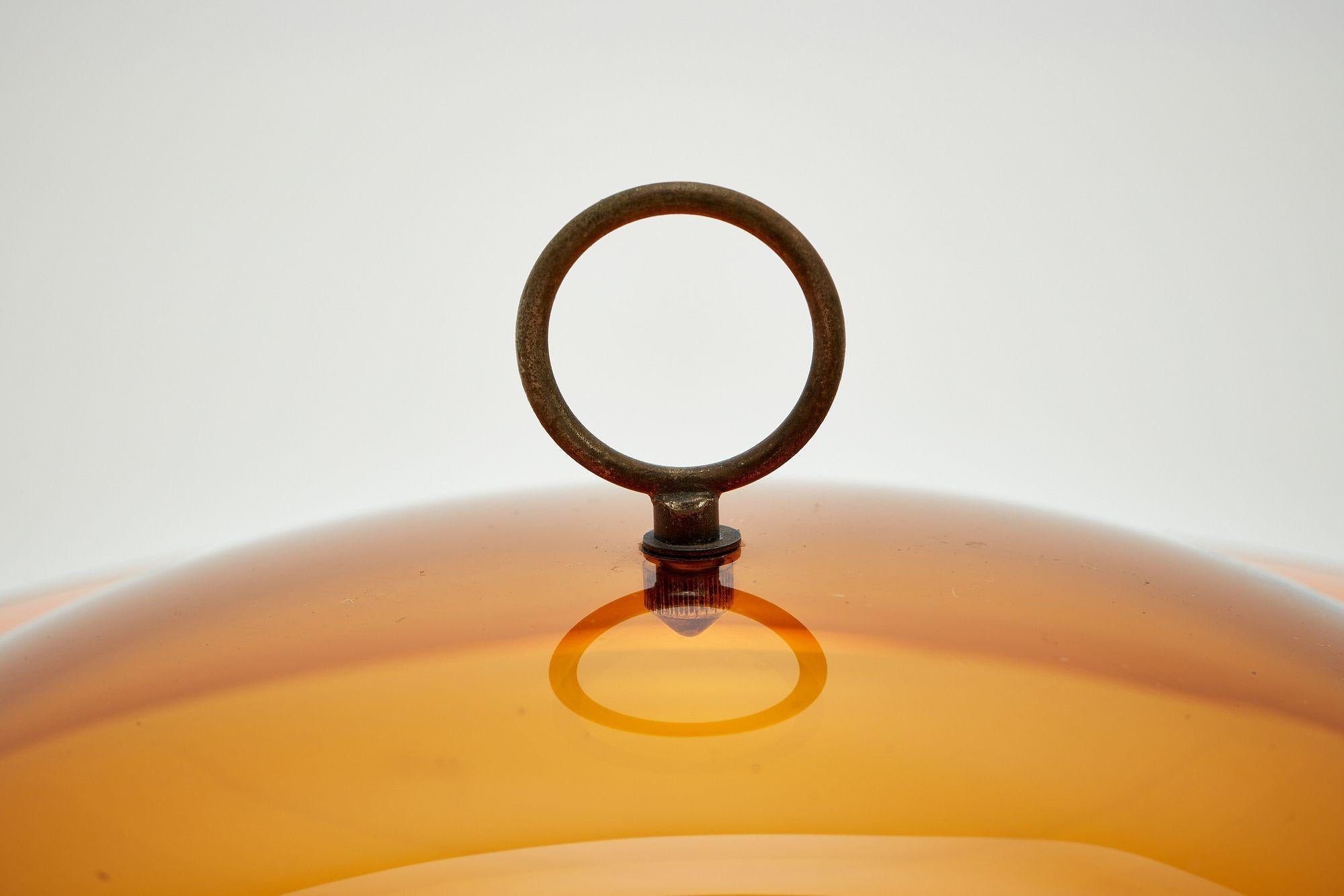 Bruni Plat à couvercle en cristal Max Ingrand modèle 2004 pour Fontana Arte, 1955 en vente