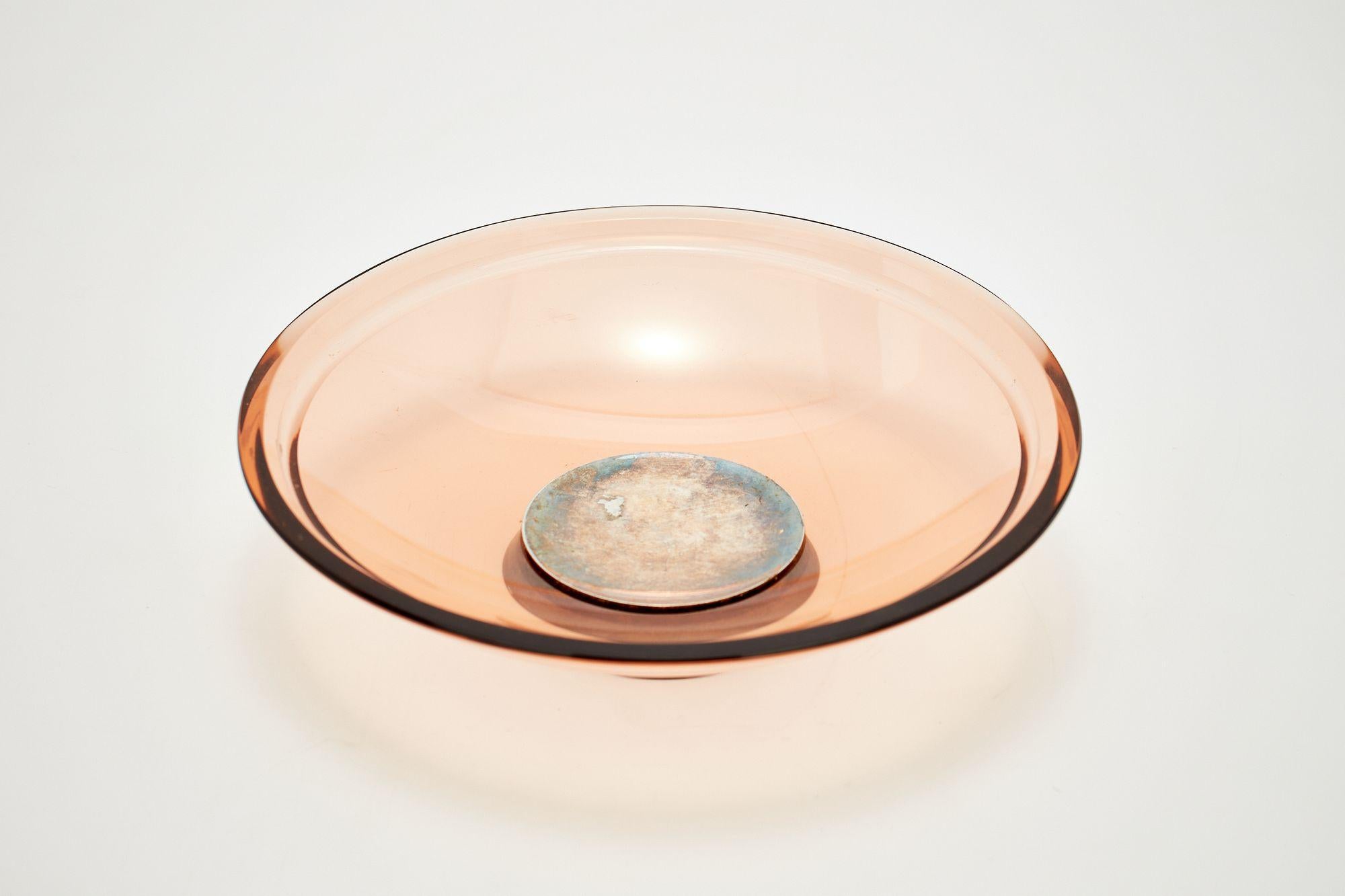 Plat à couvercle en cristal Max Ingrand modèle 2004 pour Fontana Arte, 1955 en vente 1