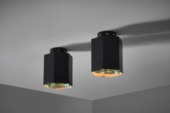 Lámparas de techo "modelo 2209" de Max Ingrand para Fontana Arte, Italia Años 60