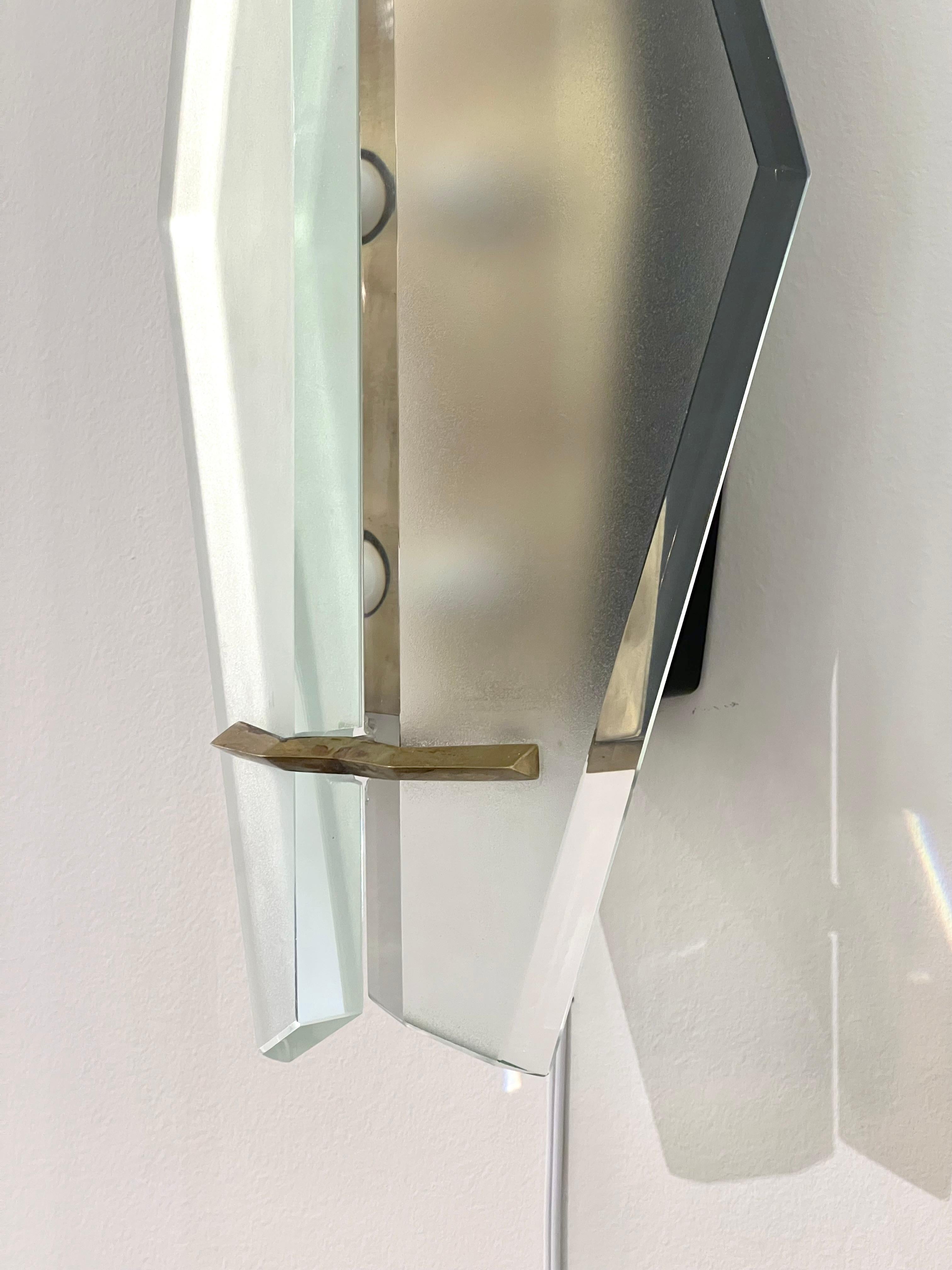 20th Century Max Ingrand Modernist Sconces For Sale