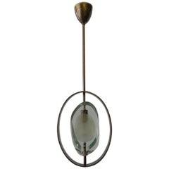 Max Ingrand Pendant Ceiling Lamp 'Model 1933' for Fontana Arte, 1961