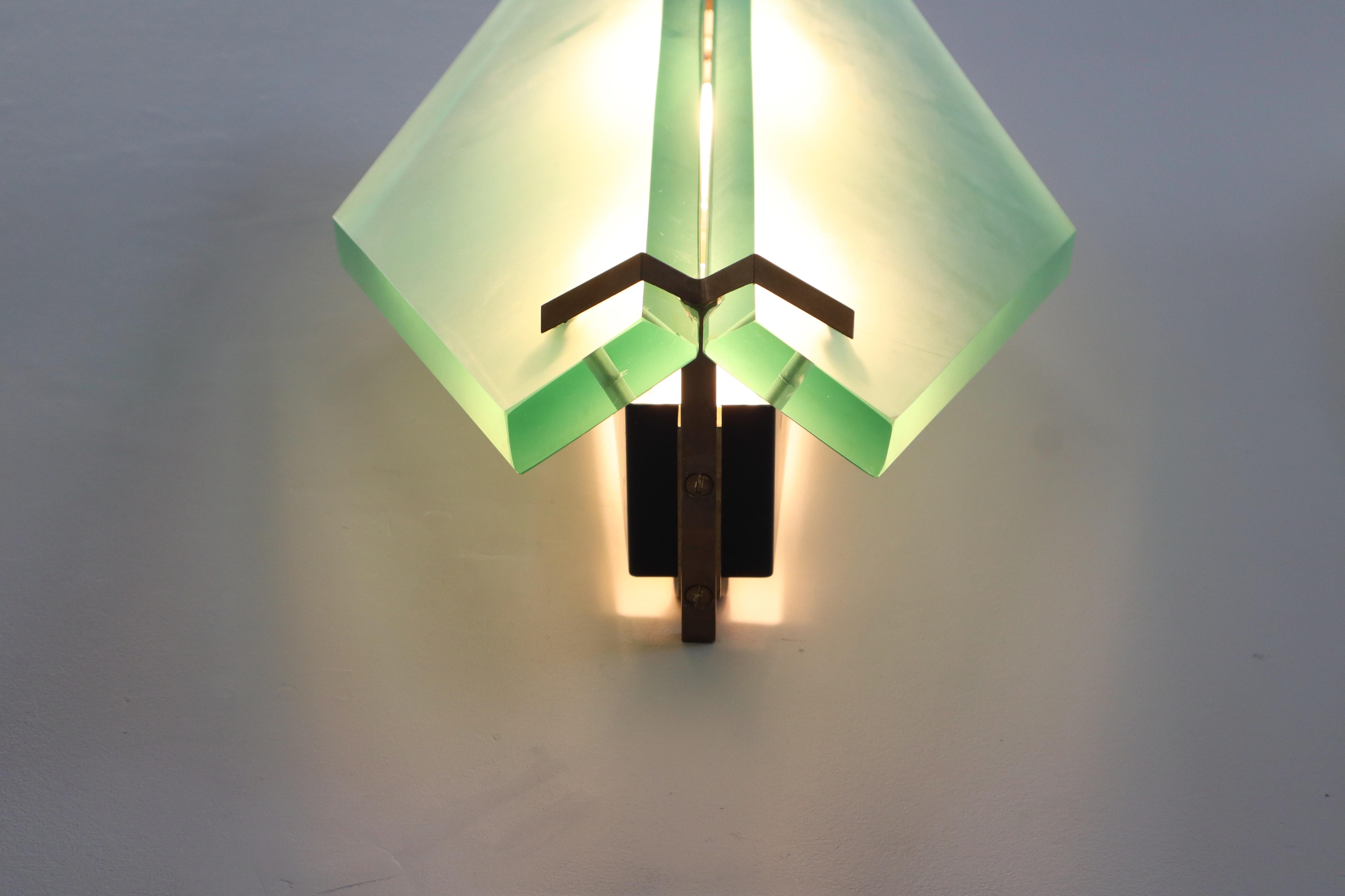 Max Ingrand per Fontana Arte Grande Coppia di appliques mod. 1943 3
