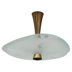 Max Ingrand per Fontana Arte Plafoniera a sospensione Modello 1748