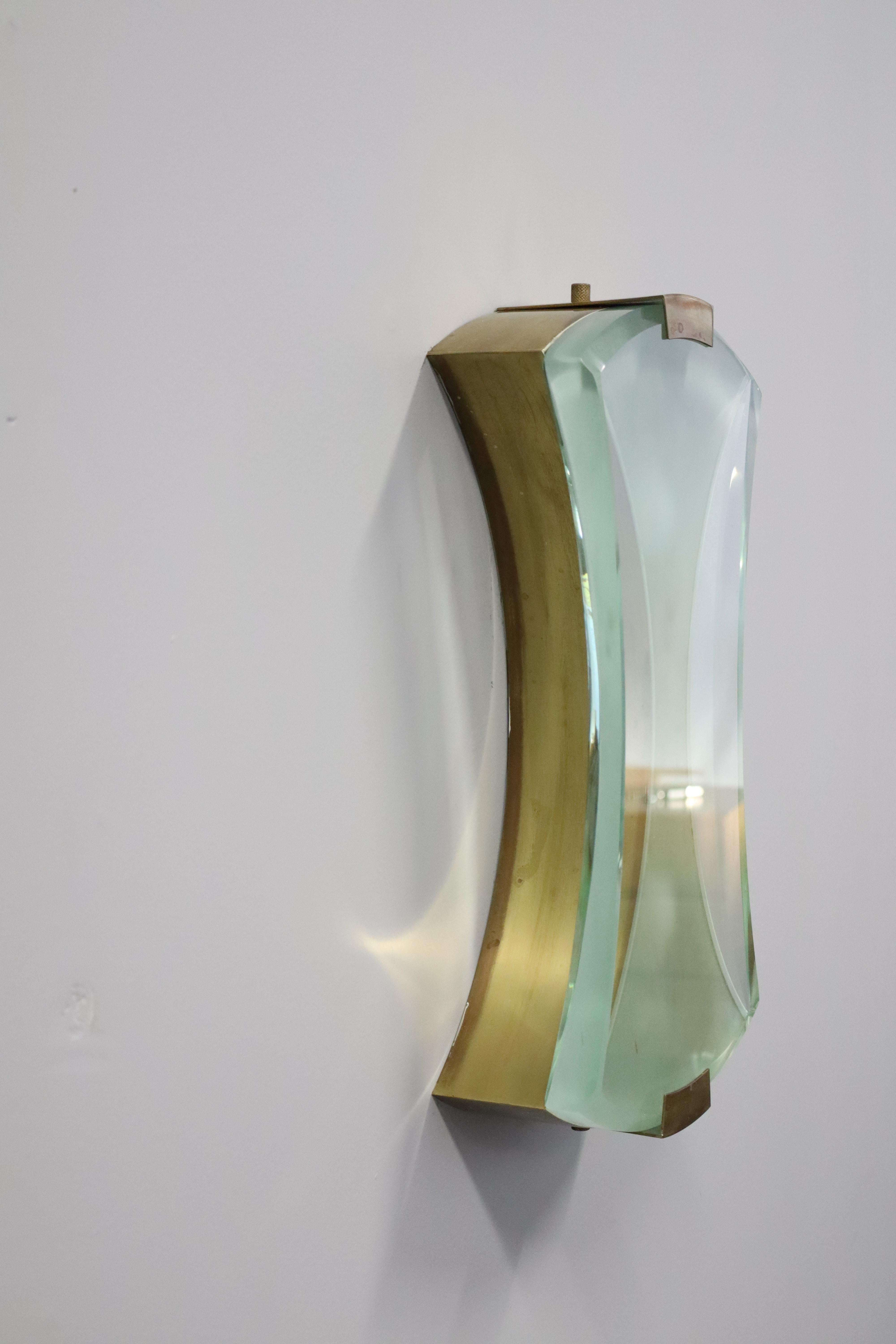 Max Ingrand For Fontana Arte Rare Pair Of Wall Lights Model 2225 5
