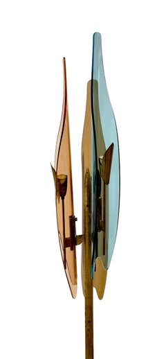 Max Ingrand per Fontana Arte, Rara Piantana Dahlia, Anni '50