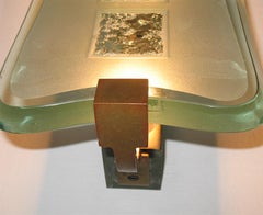 Max Ingrand Rare Wall Lamp Edited by Fontana Arte, Milano, 1950s