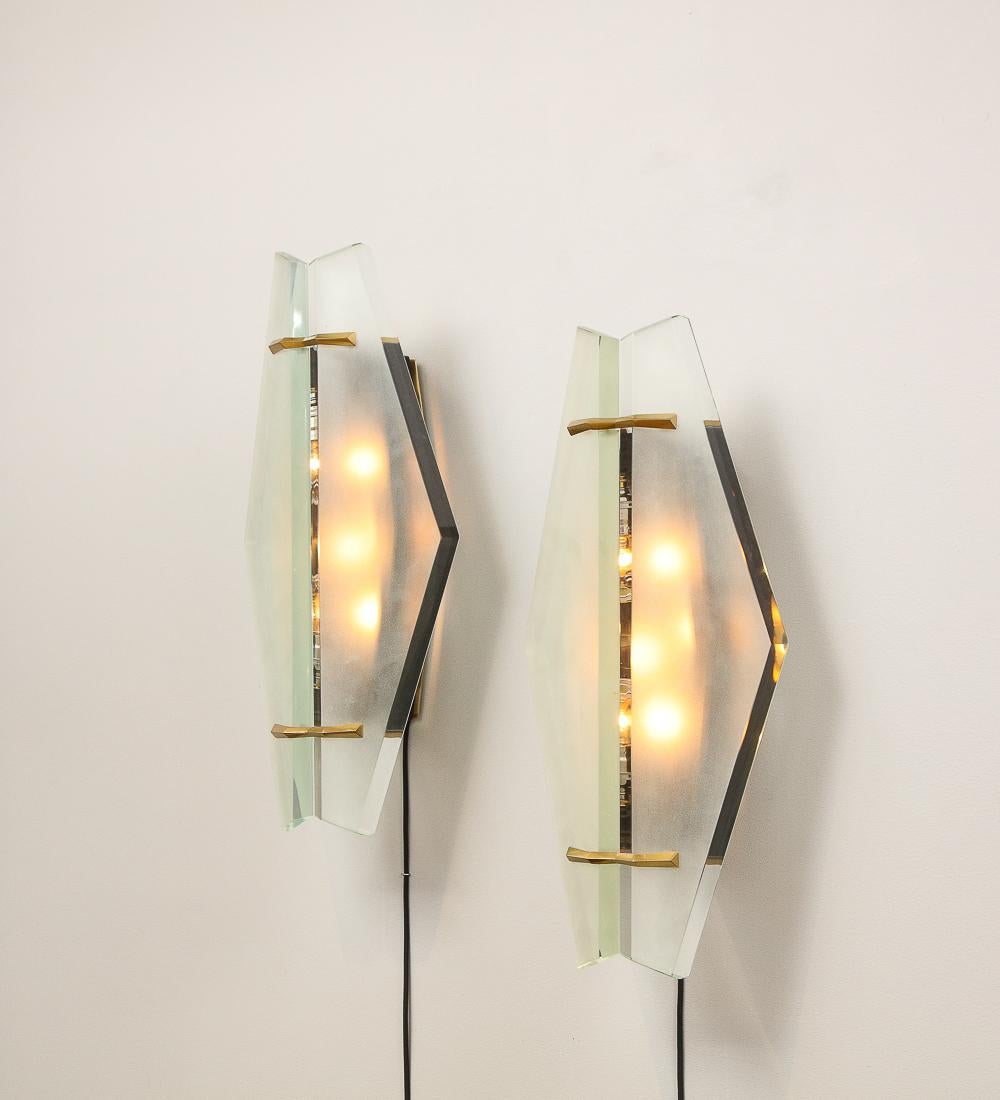 Glass Max Ingrand Sconces For Sale