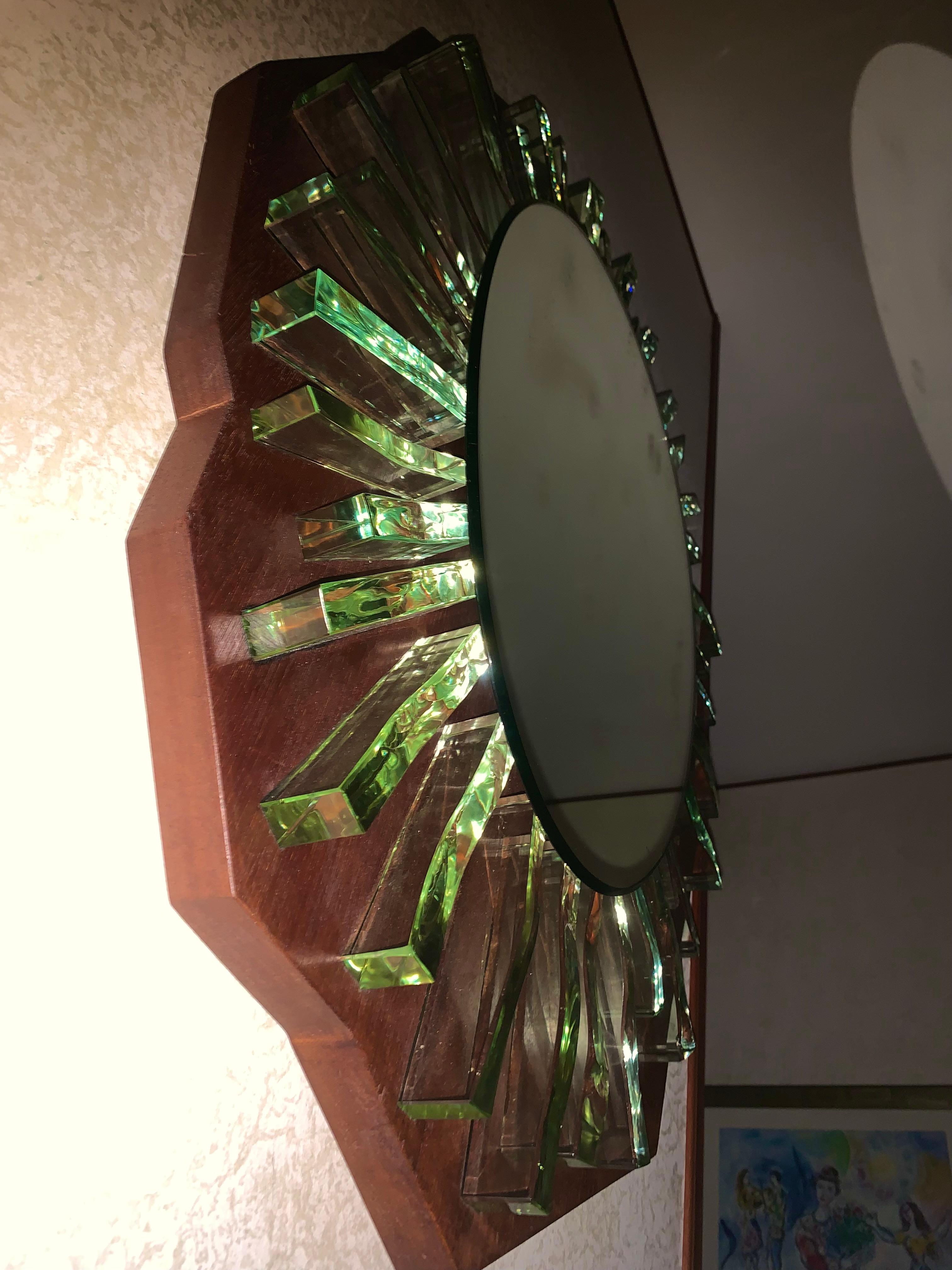 Max Ingrand specchio in cristalli  mod. n 2303  3