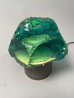 Max Ingrand Style Table Lamp, Saint Gobain Glass