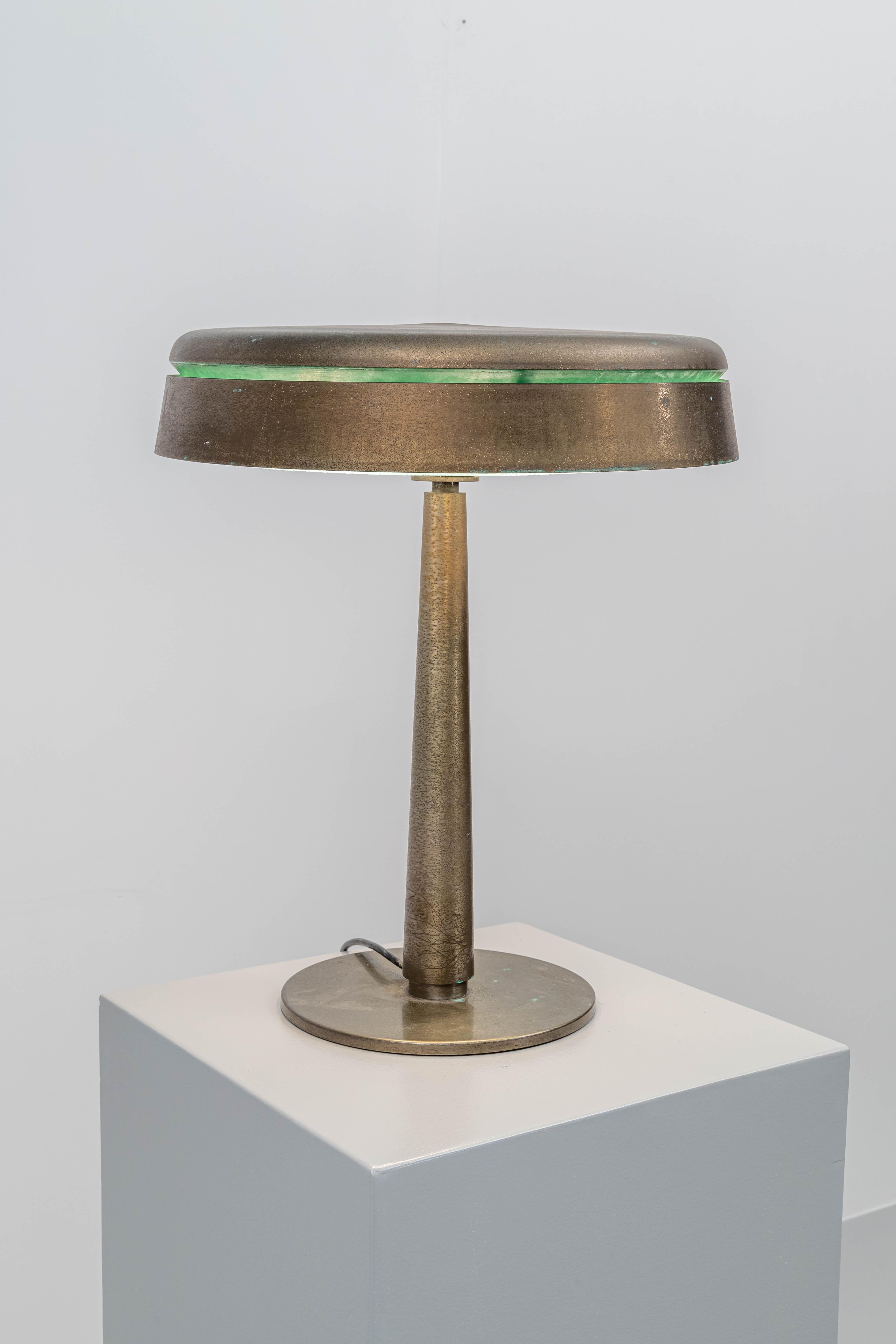 Painted Max Ingrand Table Lamp #2278 for Fontana Arte, Italy, 1960 For Sale