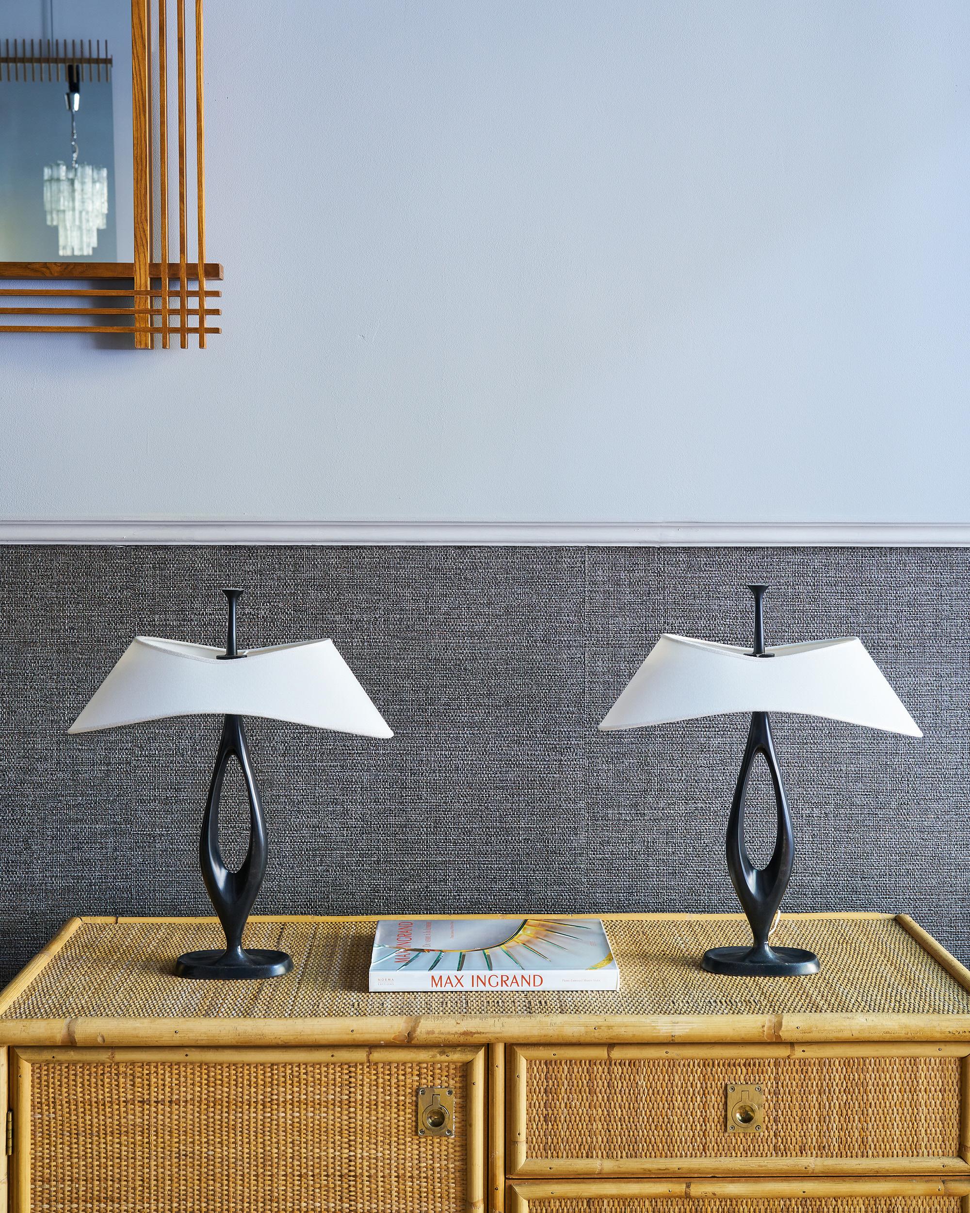 Mid-Century Modern Max Ingrand table lamps For Sale
