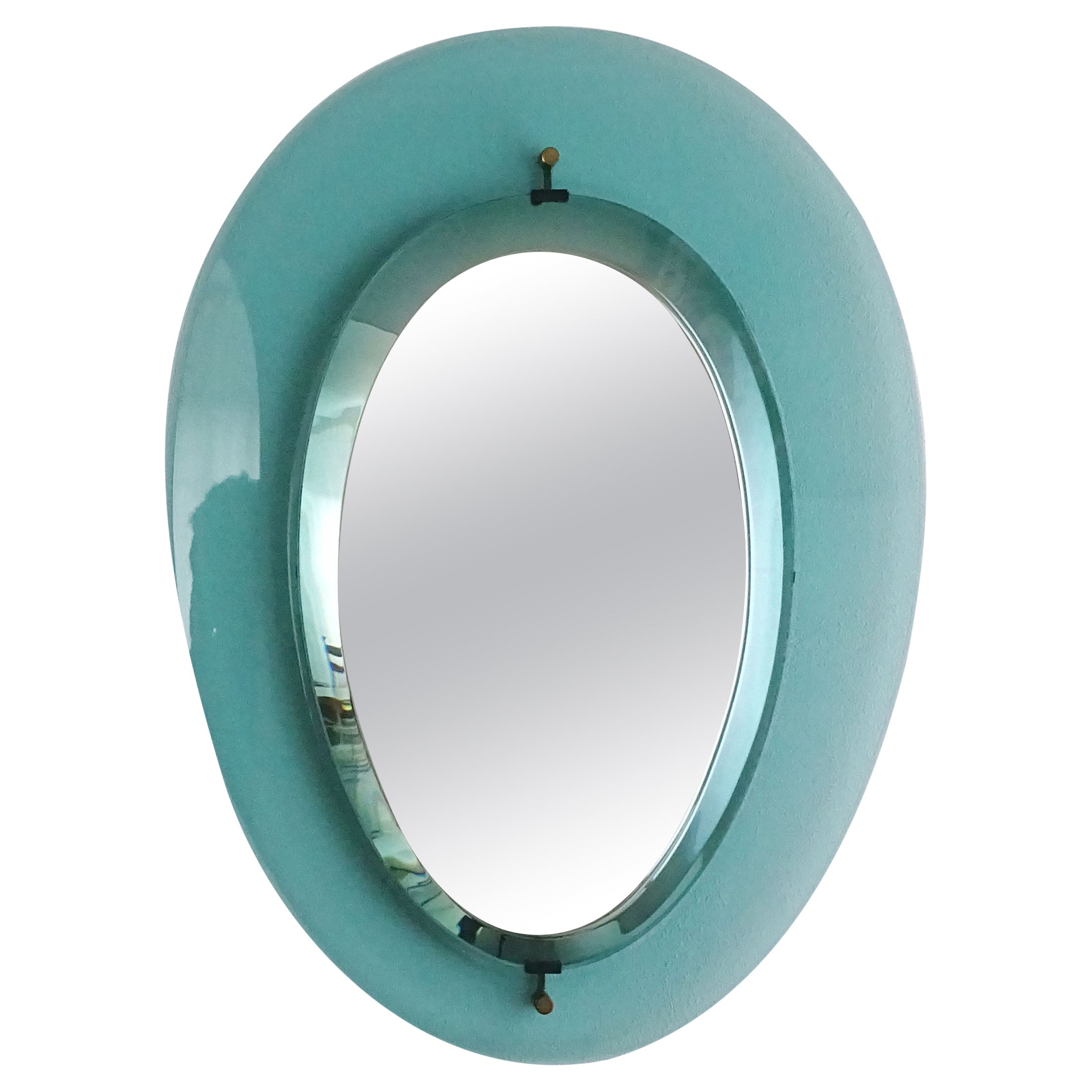 Max Ingrand Wall Mirror for Fontana Arte, Italy 1960s
