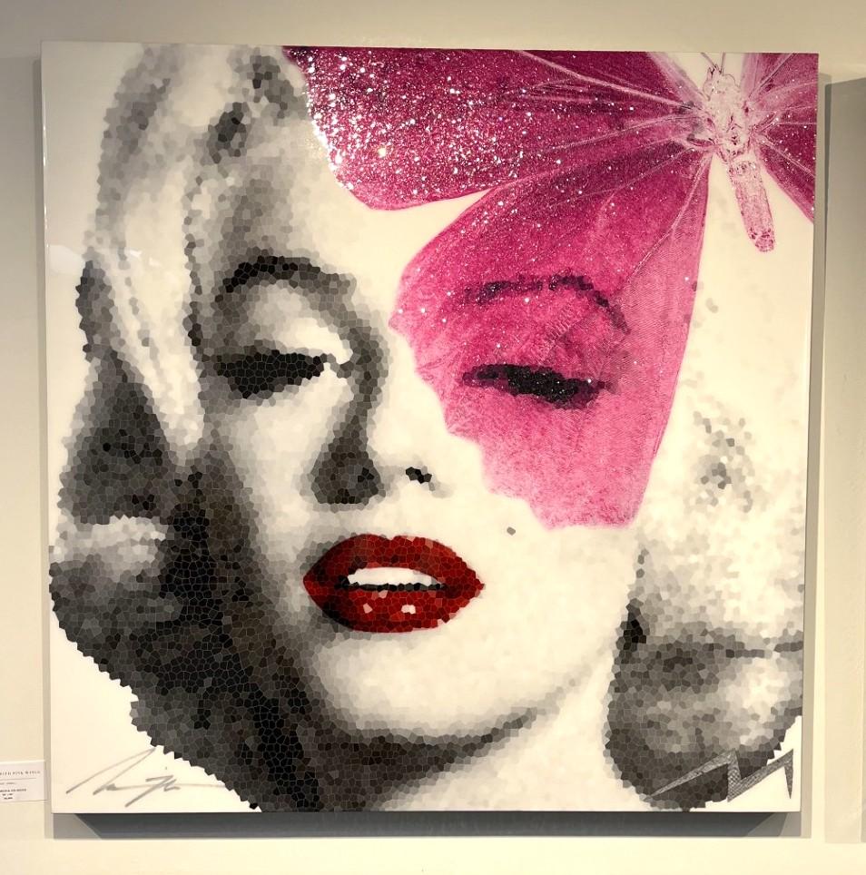 Serie Mariposa - Mixed Media Art Moderno de Max Jamali