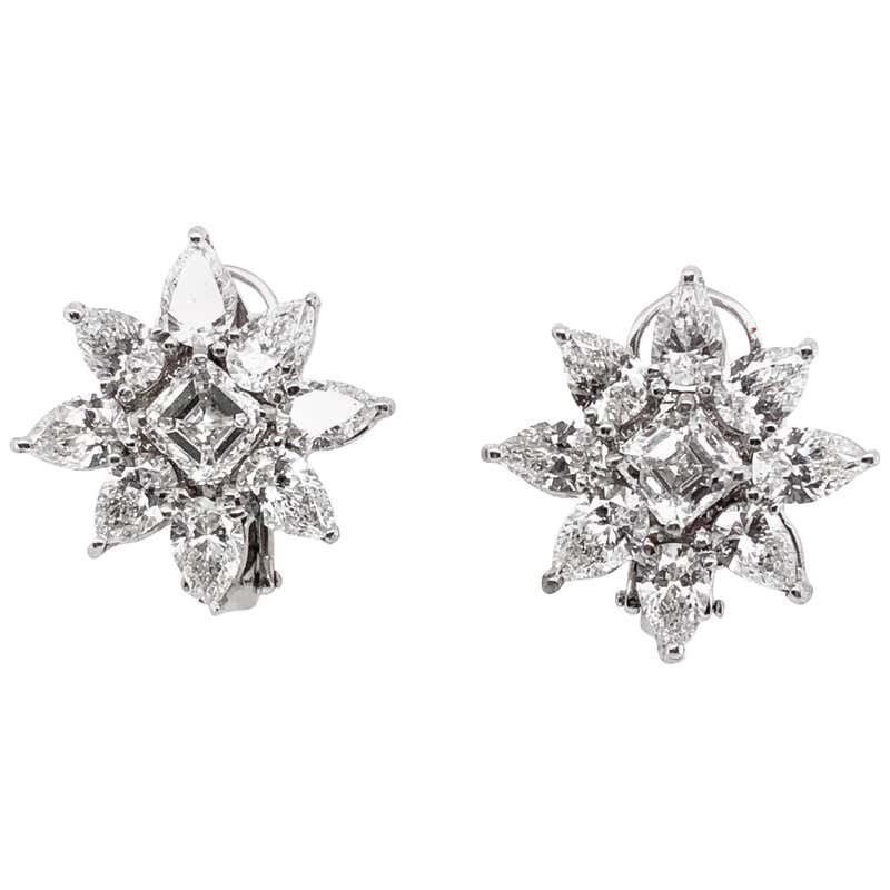 Diamond, Pearl and Antique Clip-on Earrings - 4,766 For Sale at 1stdibs ...