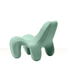 Como Green chair Club 112 felt wool, Colour 937 Divina Melange 3, from Kvadrat