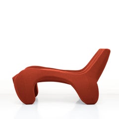 Umber Red Double Chaise Longue couch DC 112 wool, Colour 557 Divina Melange 3