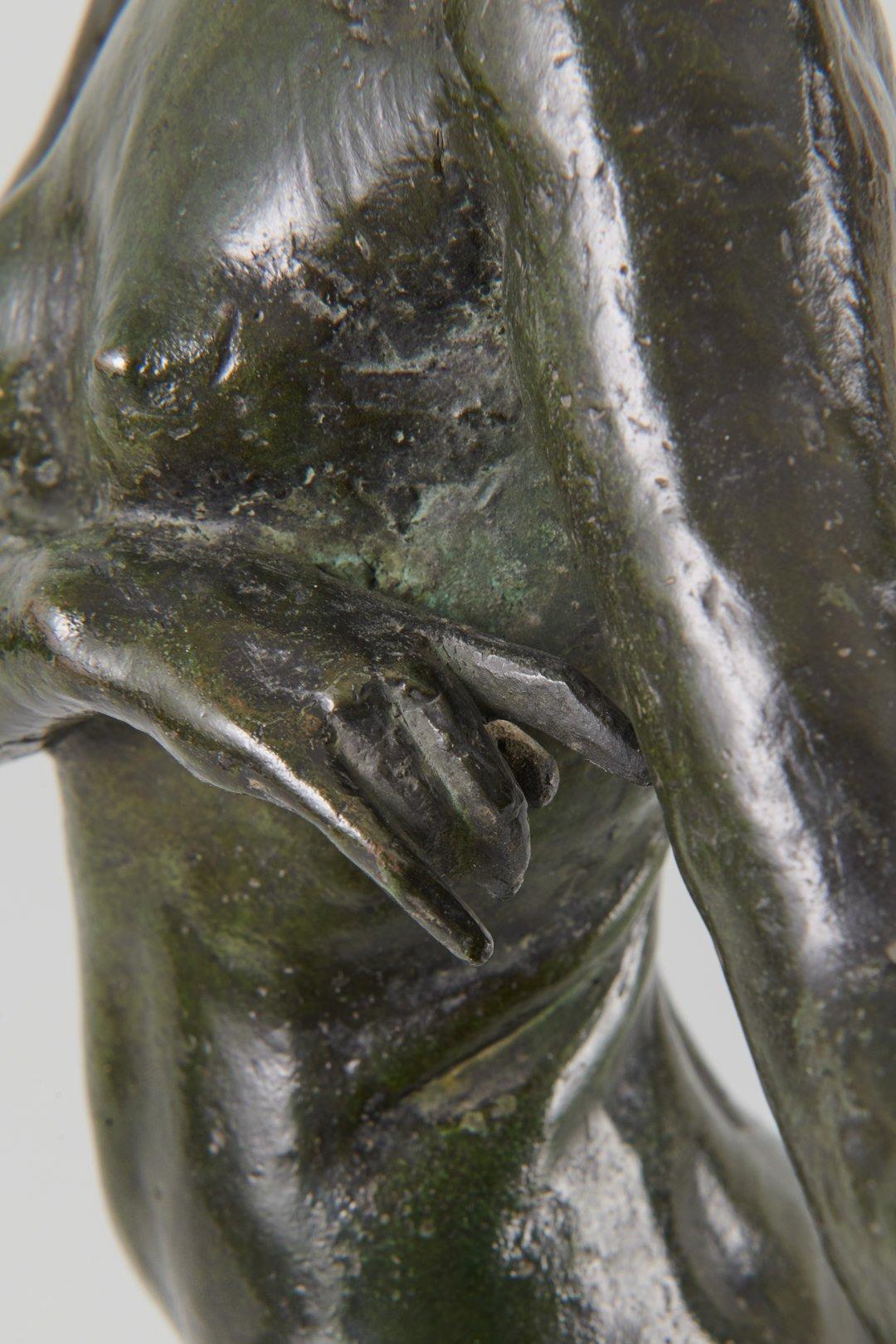 Nu marchant, début du 20e siècle Sculpture en bronze, Cleveland School Artist en vente 7