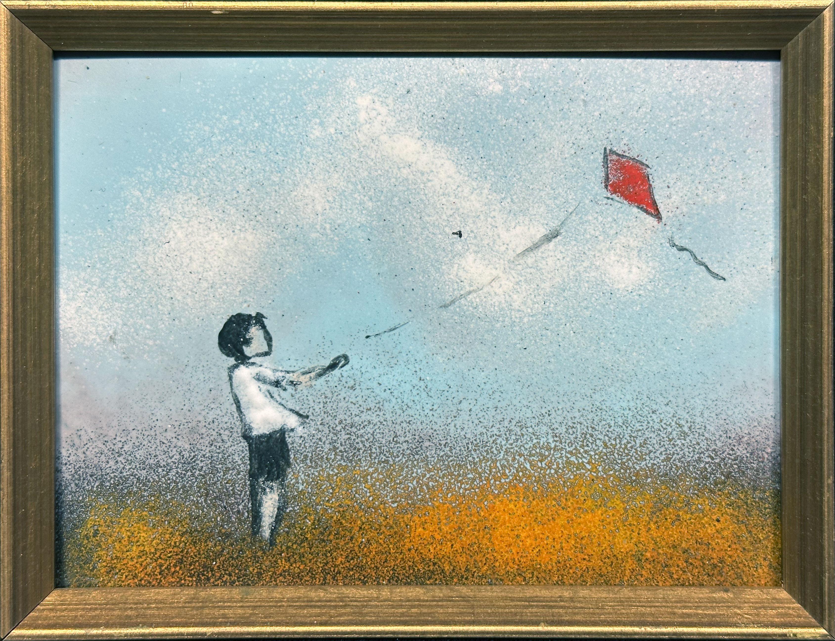 Kite - Painting by Max Karp
