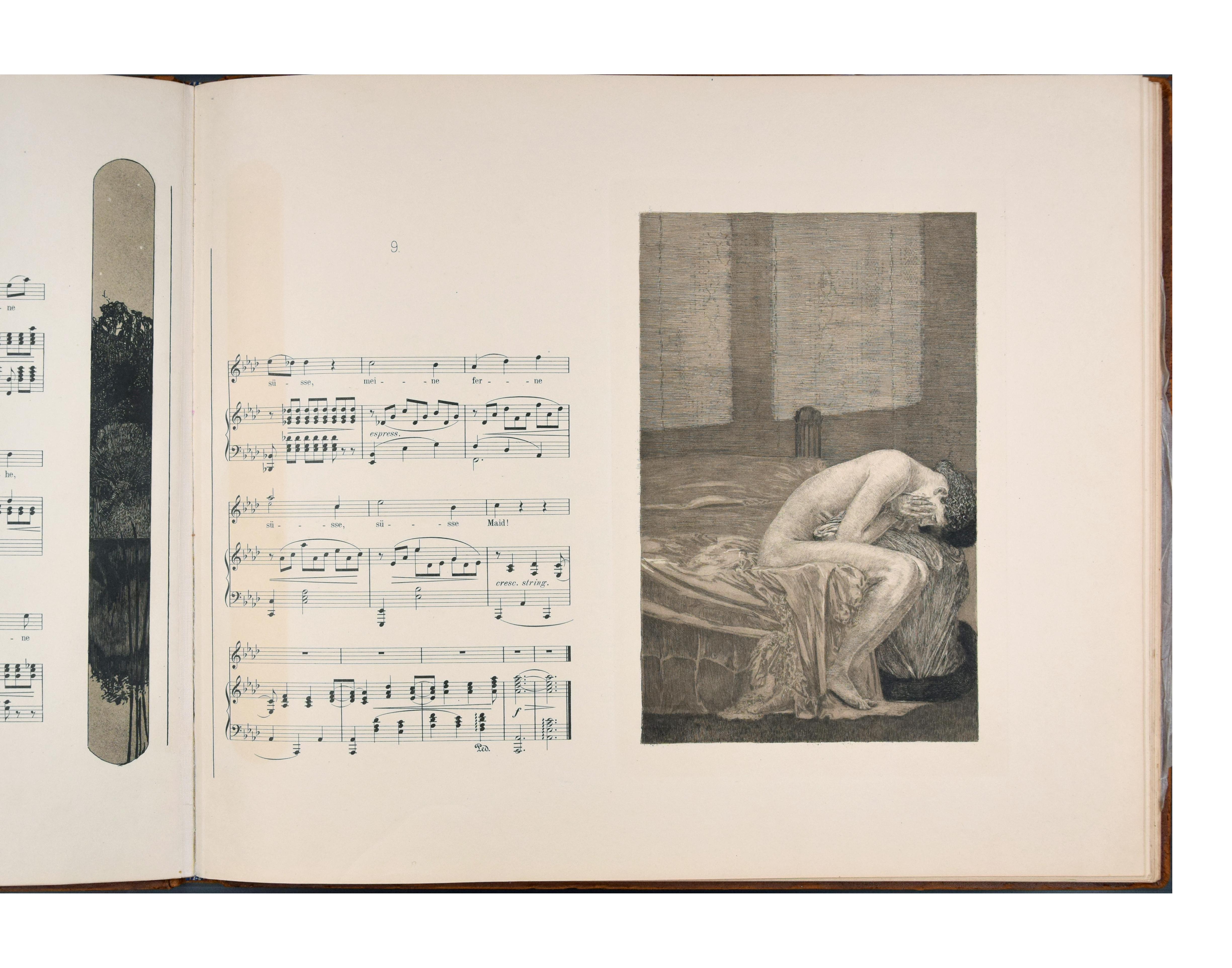 Brahms-Phantasie - Rare Portfolio of 41 Engravings by Max Klinger - 1894 For Sale 6
