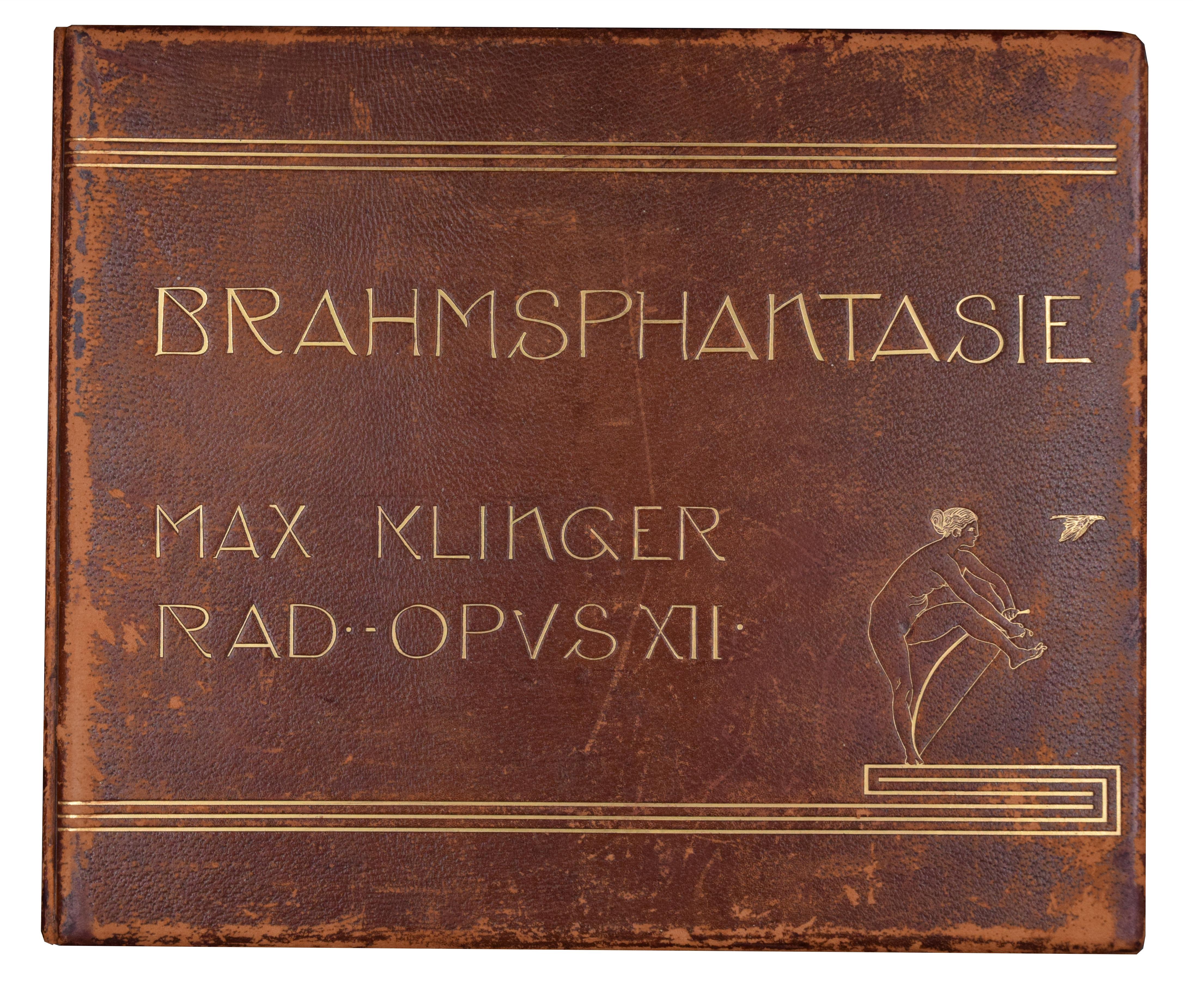 Brahms-Phantasie - Rare Portfolio of 41 Engravings by Max Klinger - 1894 For Sale 11