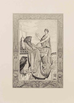 Jupiter and Venus - Etching by Max Klinger - 1909