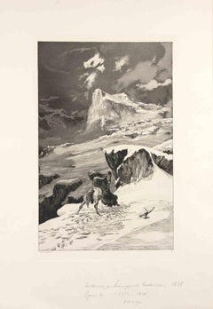 Kämpfende Kentauren - Etching by Max Klinger - 1881